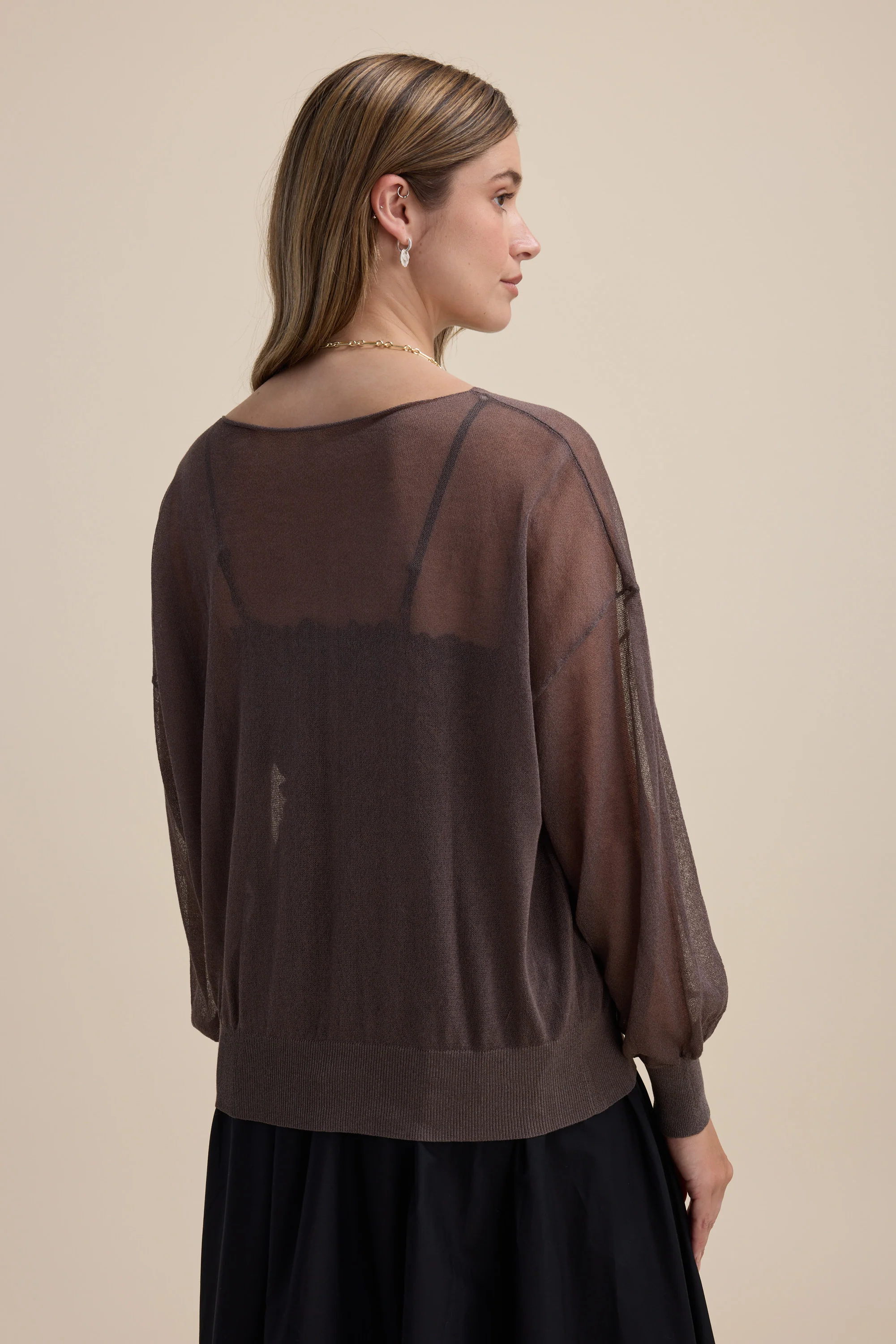Addie Sheer Knitted Top - Image 6
