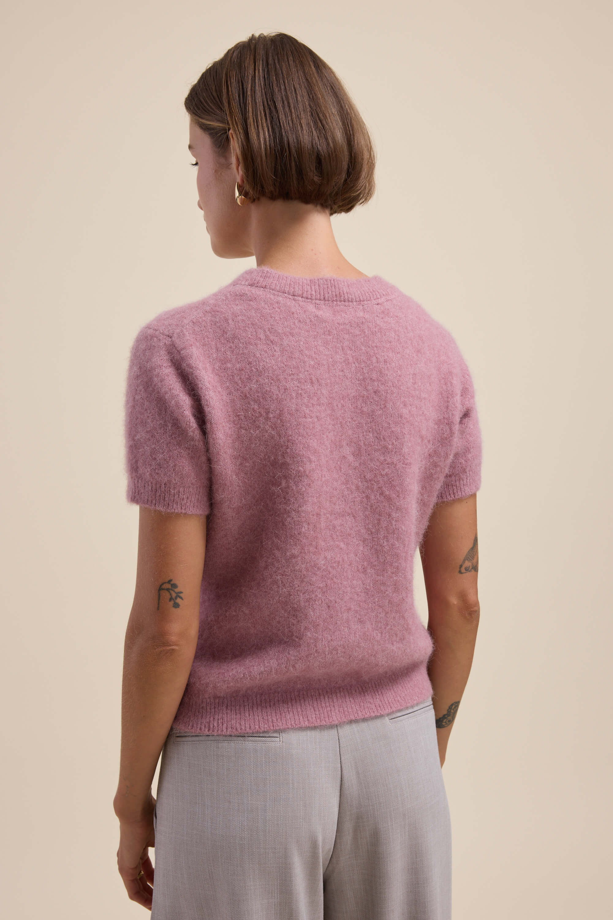 Adelaide Luxe Whisper Short Sleeve Cardigan - Image 6