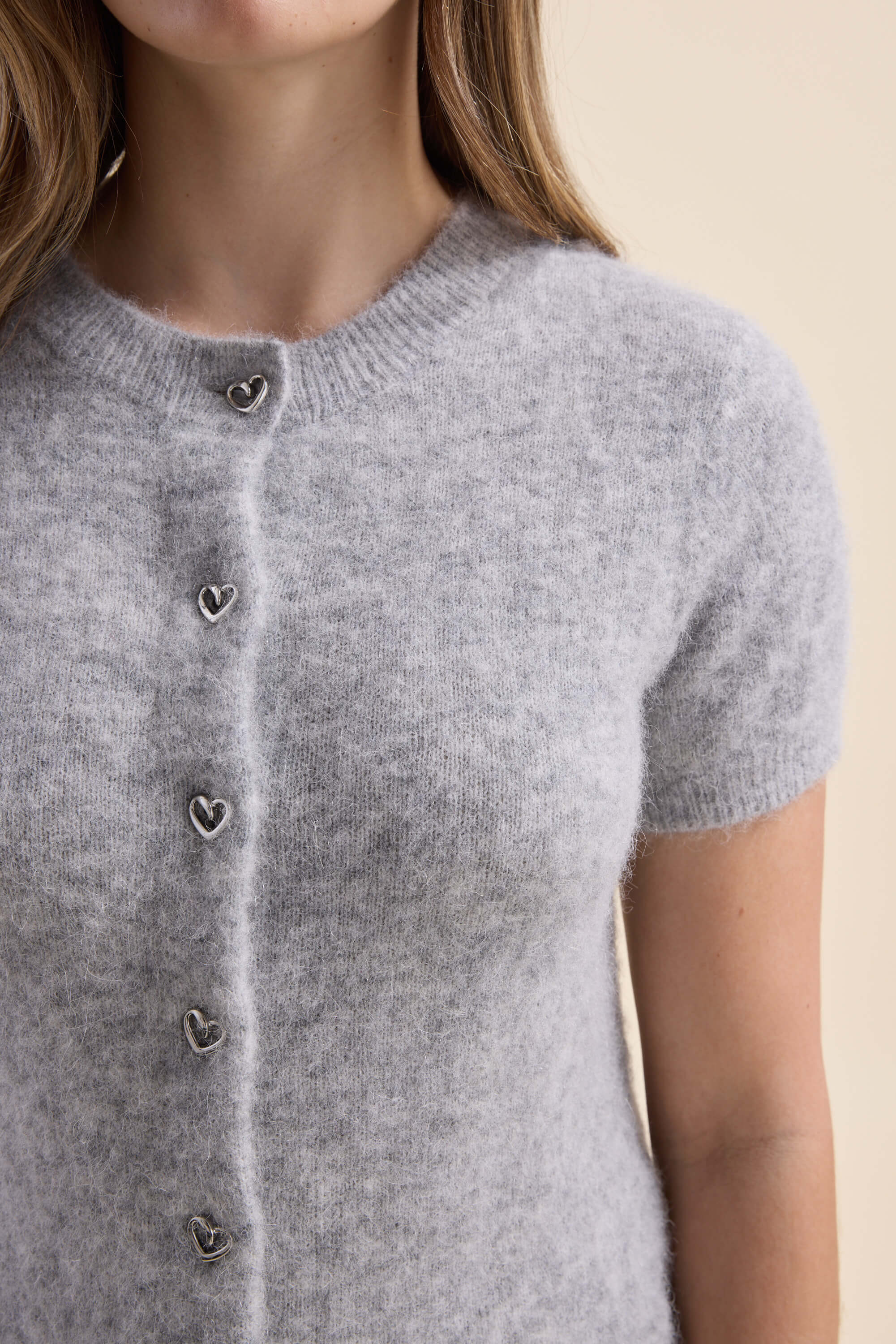 Adelaide Luxe Whisper Short Sleeve Cardigan - Image 7