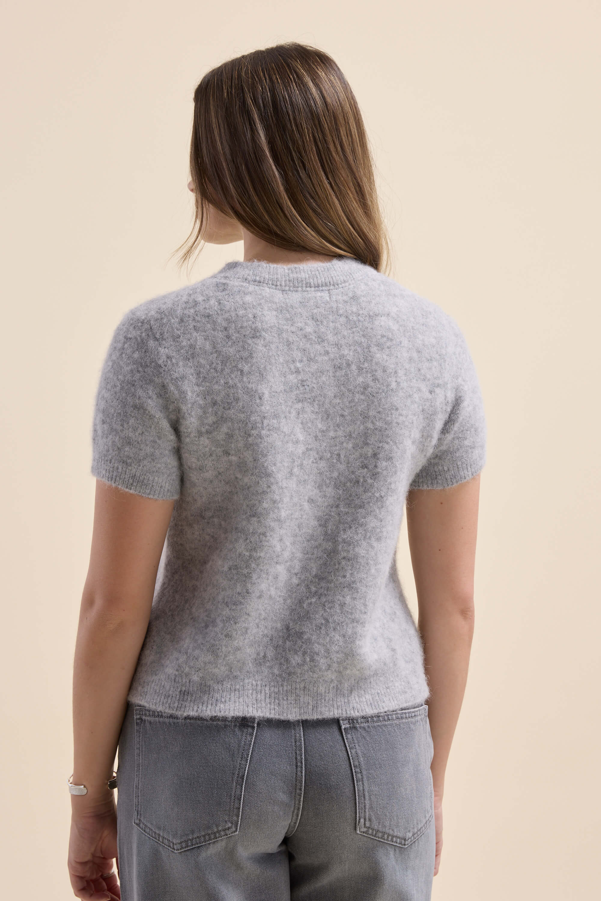 Adelaide Luxe Whisper Short Sleeve Cardigan - Image 8