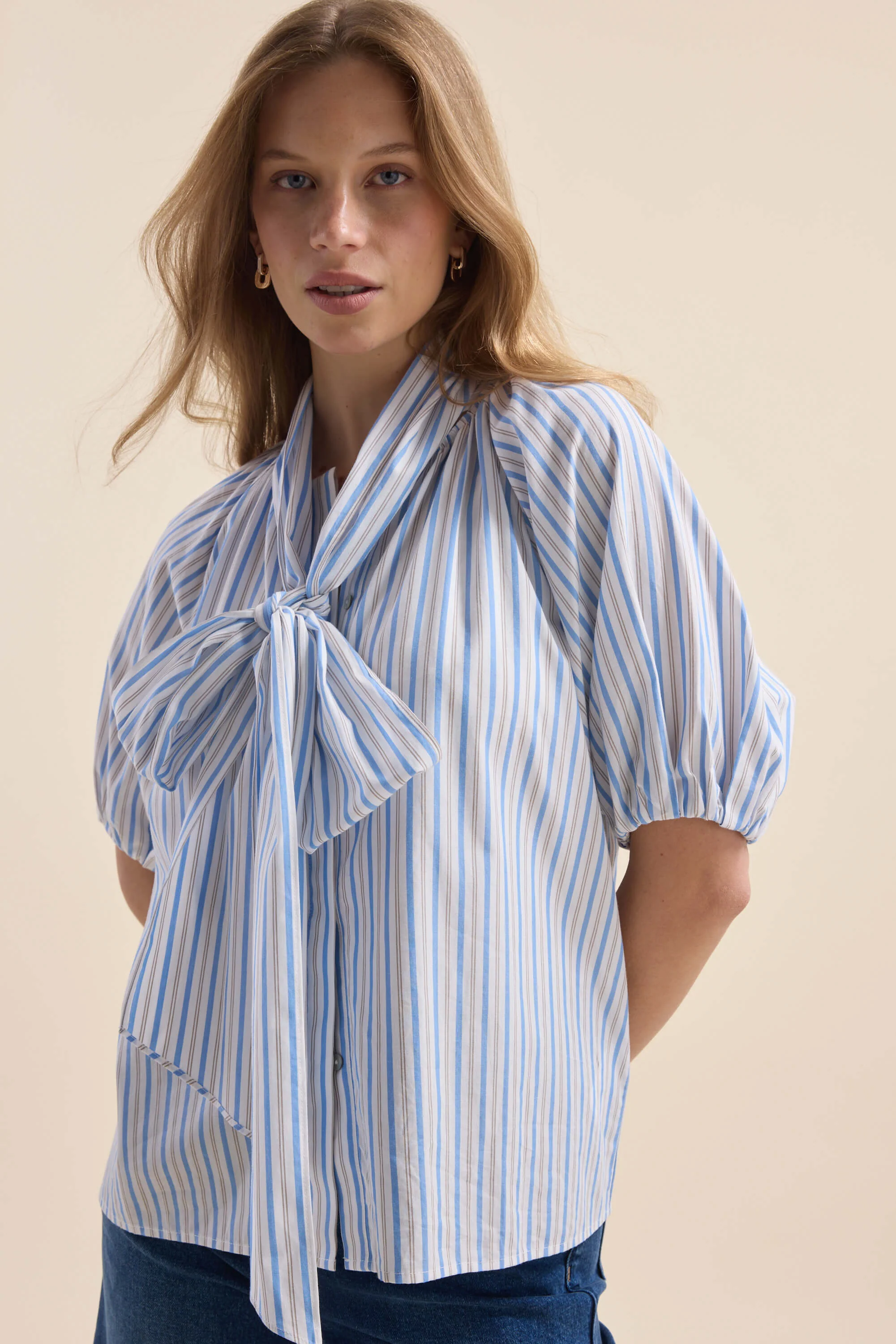 Amy Bow Blouse - Image 6