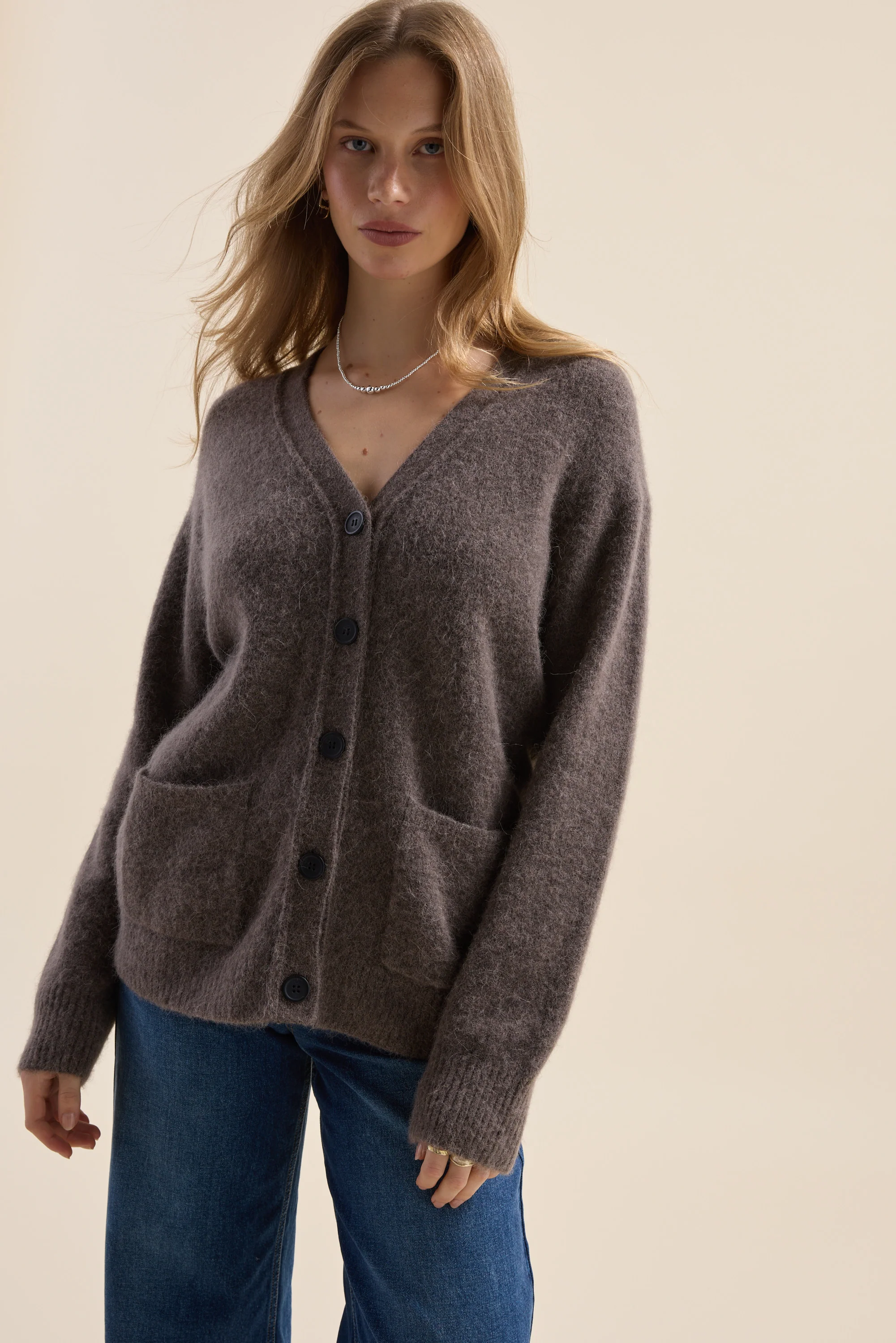 Annie Luxe Whisper Boyfriend Cardigan