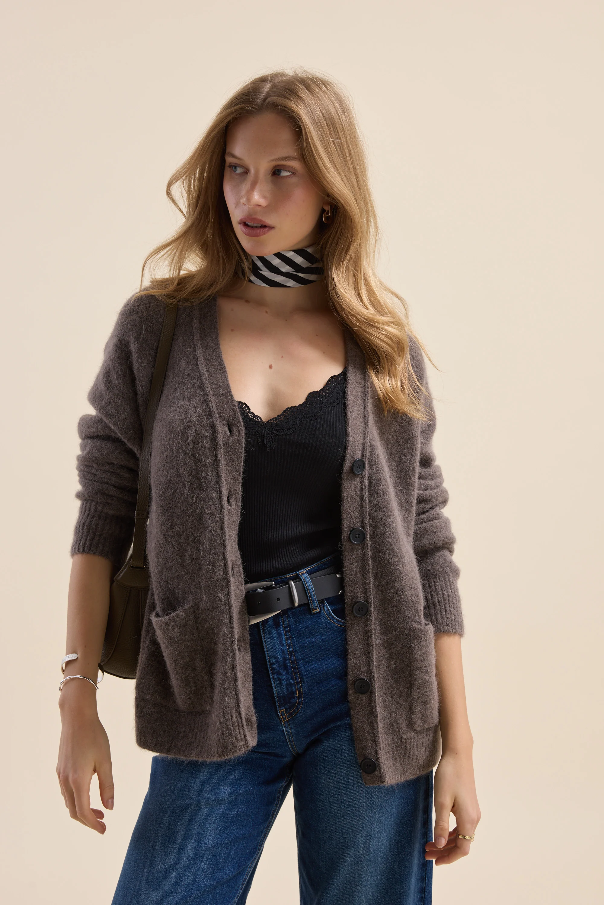 Annie Luxe Whisper Boyfriend Cardigan - Image 2