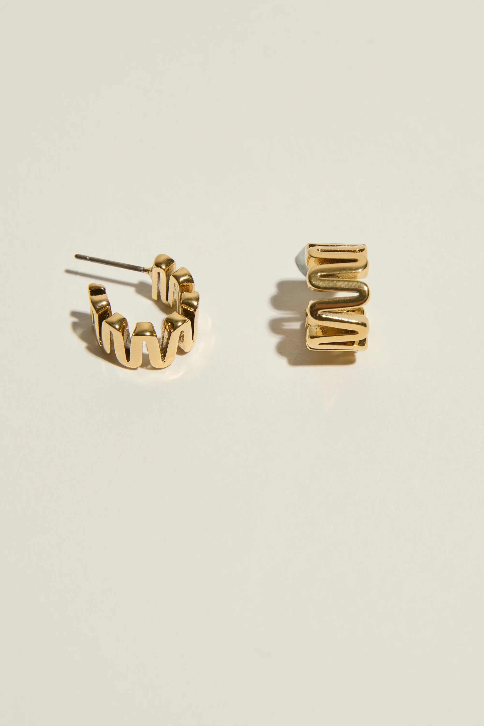 Atelier 19 Squiggle Hoop Earrings - Image 2