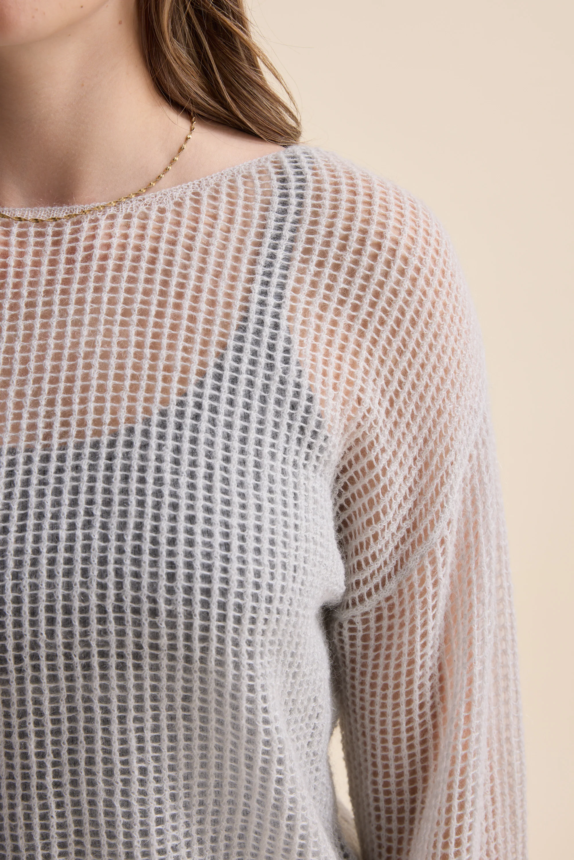 Aubrie Knit Detail Sweater - Image 3