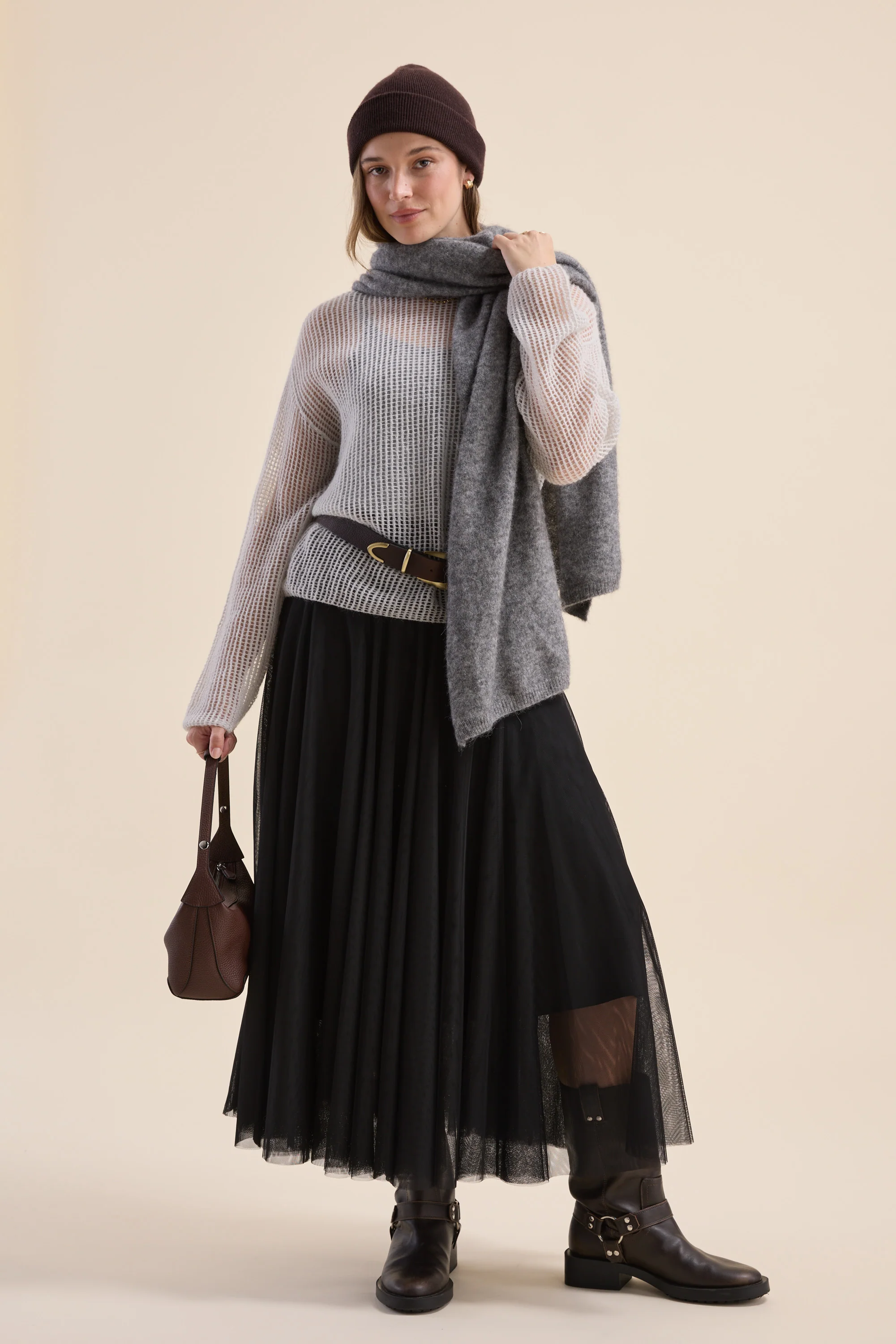 Aubrie Knit Detail Sweater - Image 4
