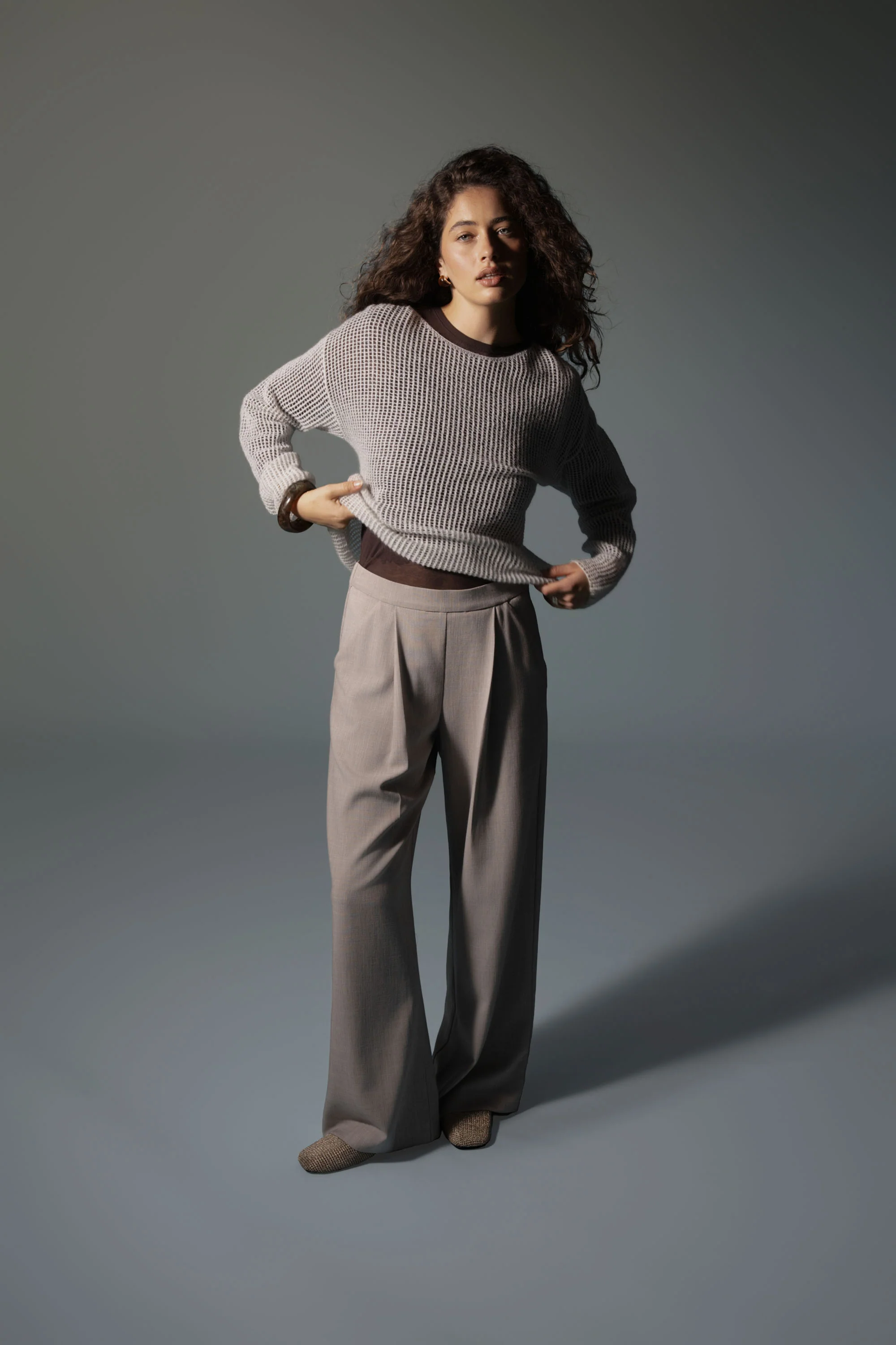 Aubrie Knit Detail Sweater - Image 8