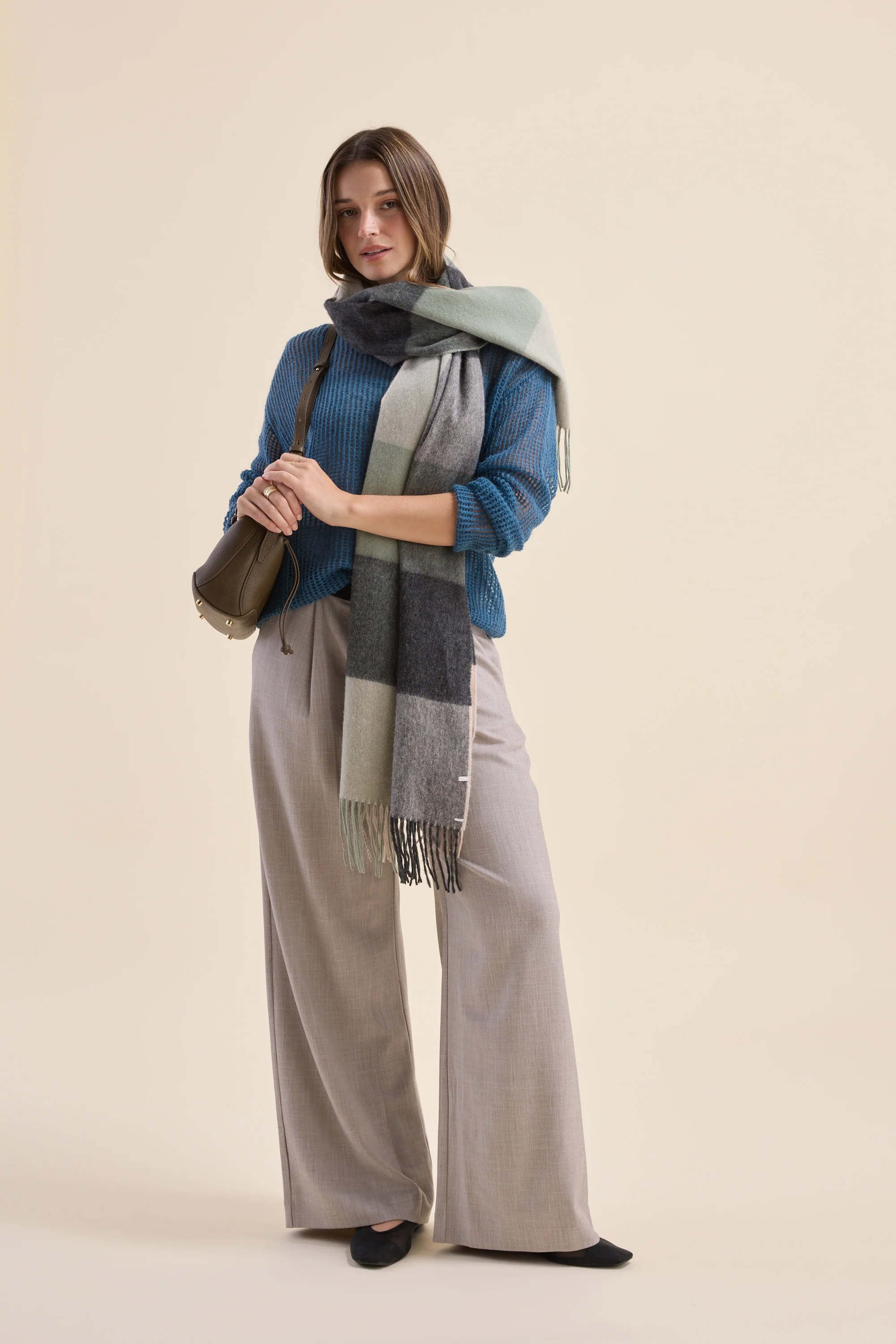 Aubrie Knit Detail Sweater - Image 3