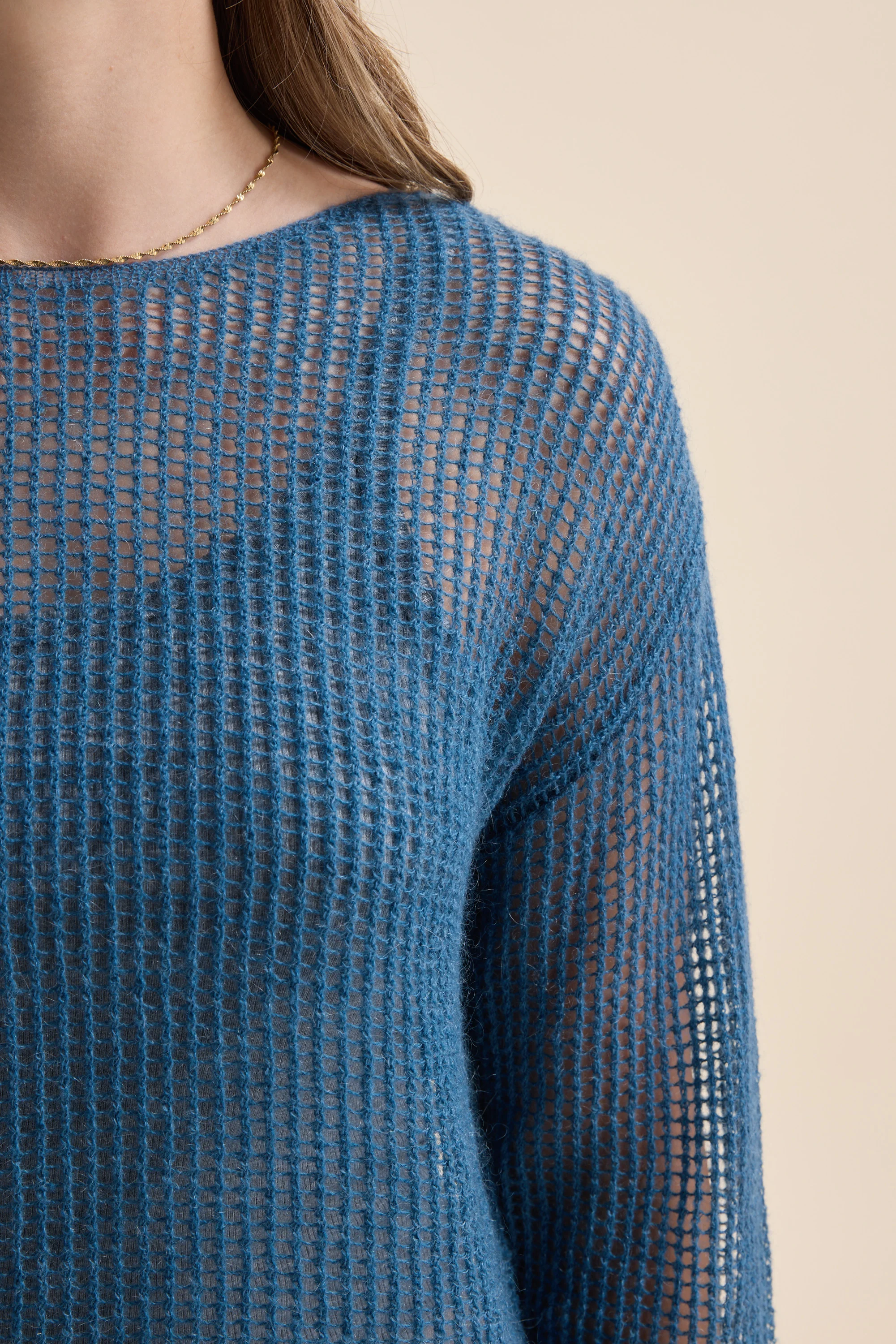 Aubrie Knit Detail Sweater - Image 6