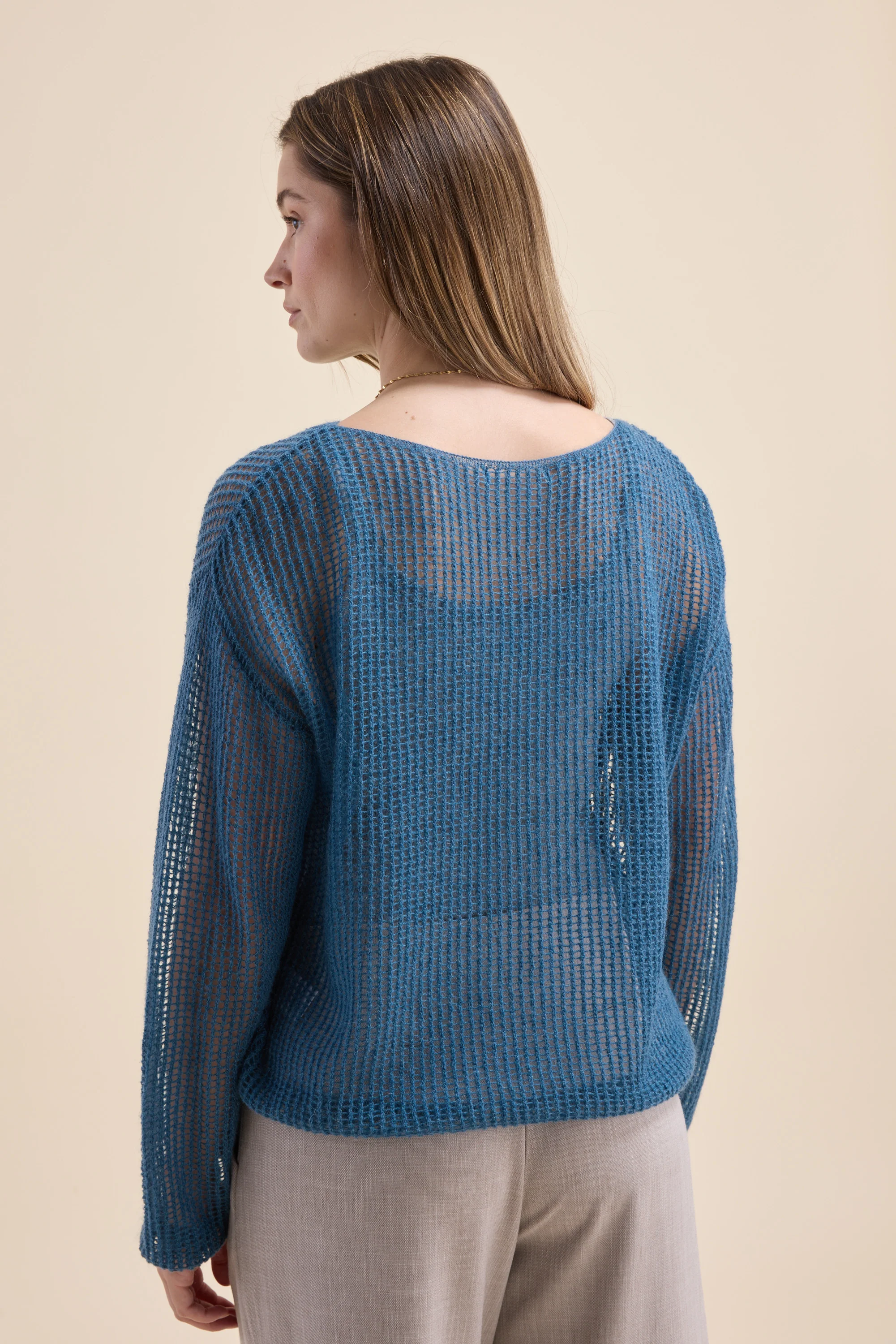 Aubrie Knit Detail Sweater - Image 7
