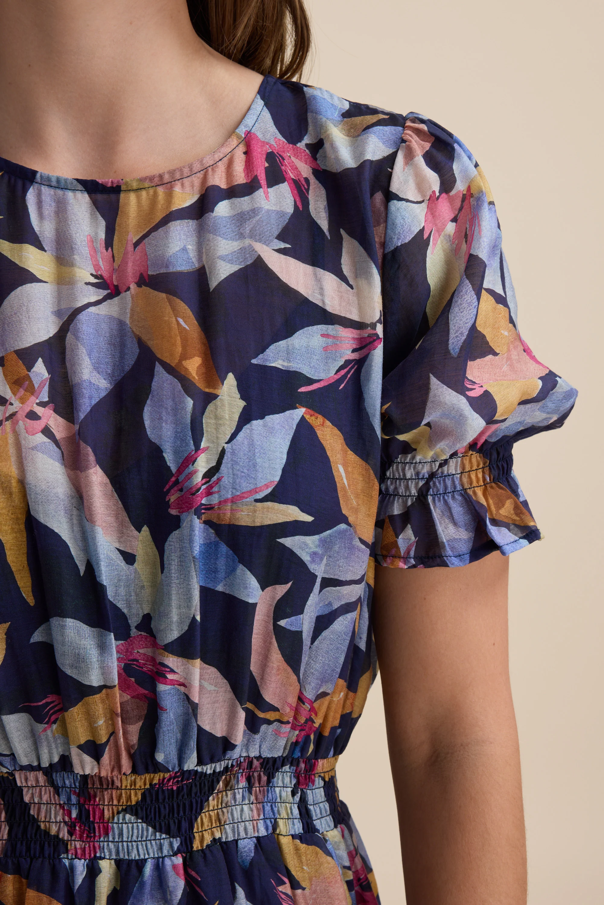 Ava Gather Waist Dress - Image 5