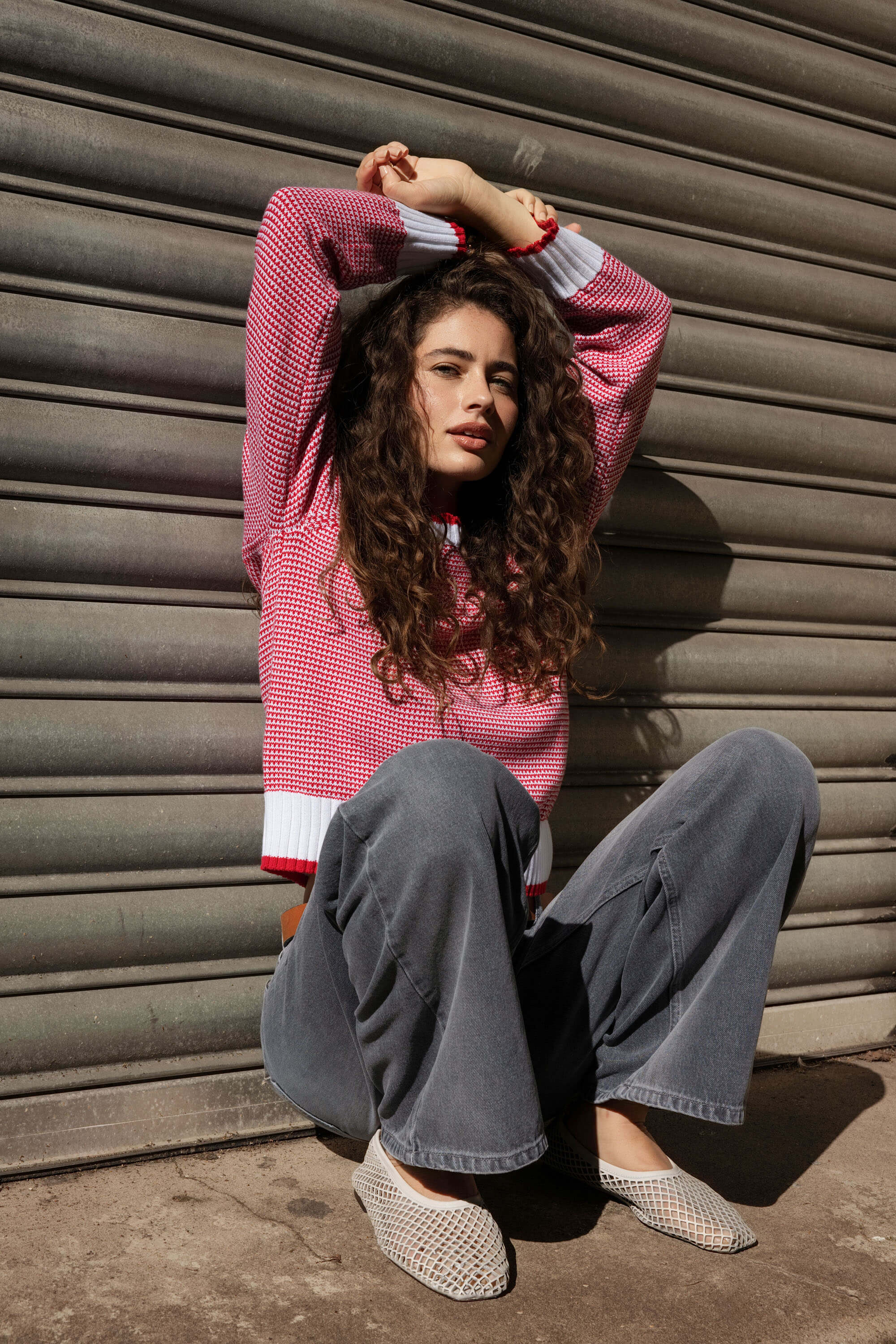 Callie Knit Detail Sweater - Image 4