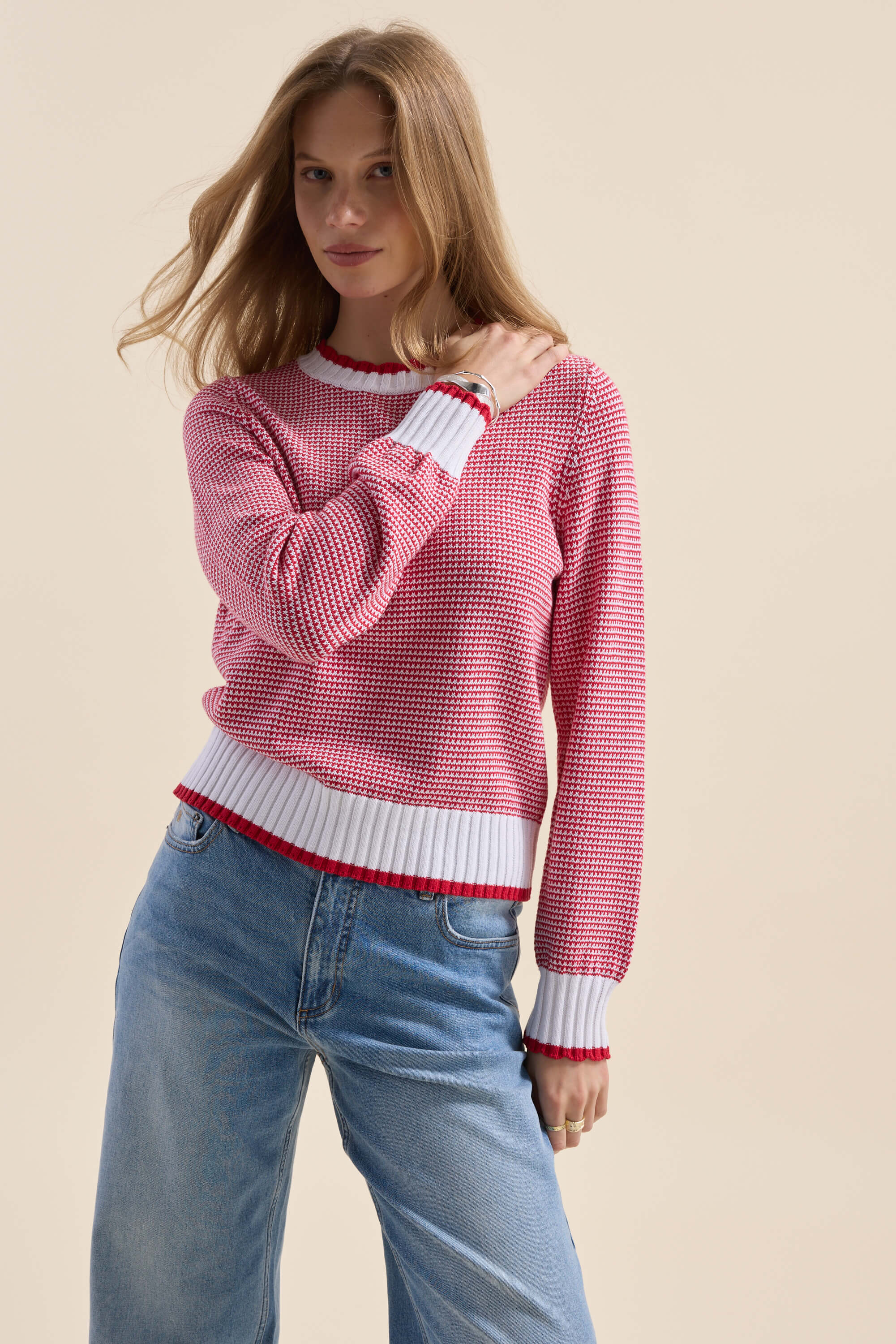 Callie Knit Detail Sweater - Image 7
