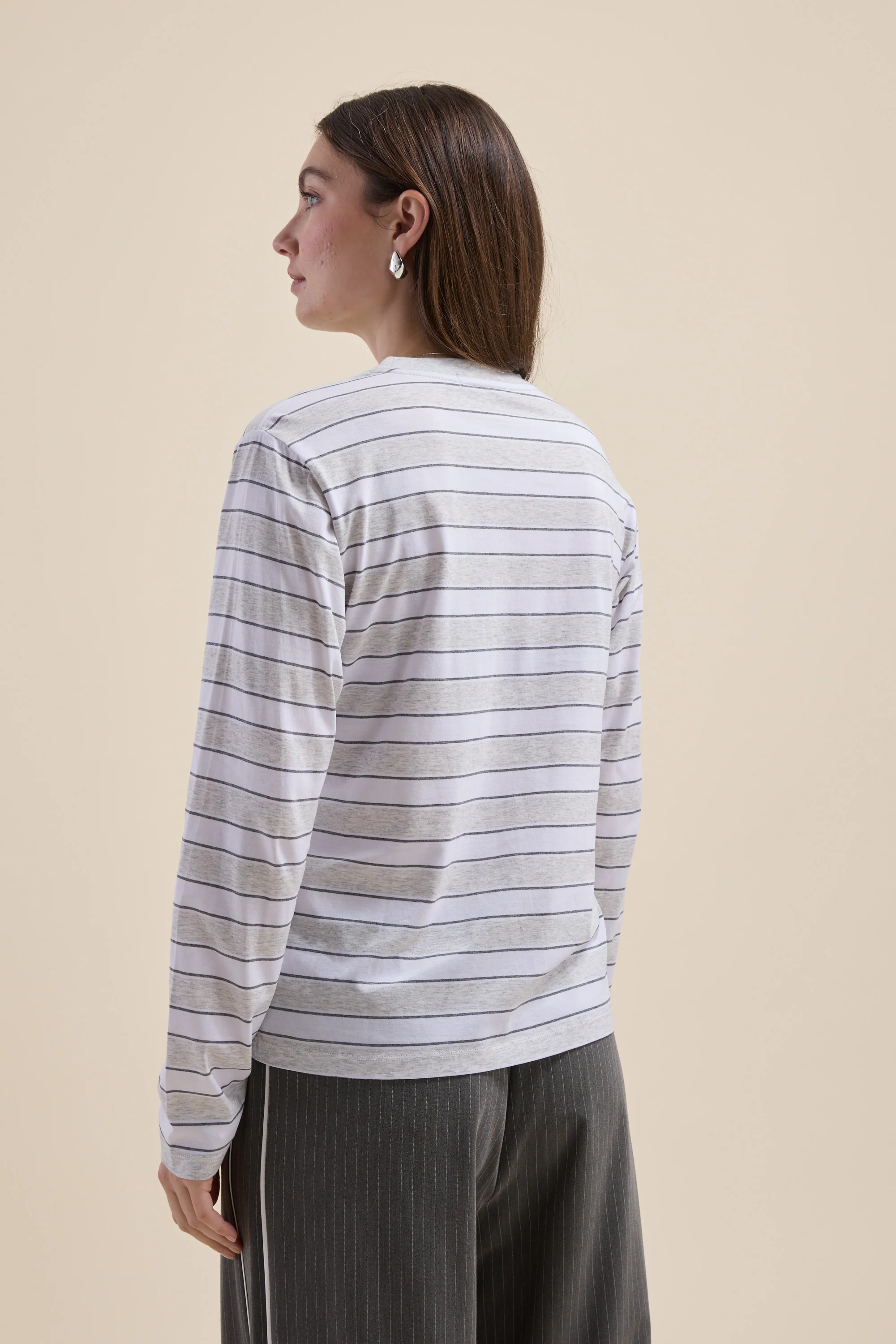 Carmen Long Sleeve Stripe Tee - Image 4