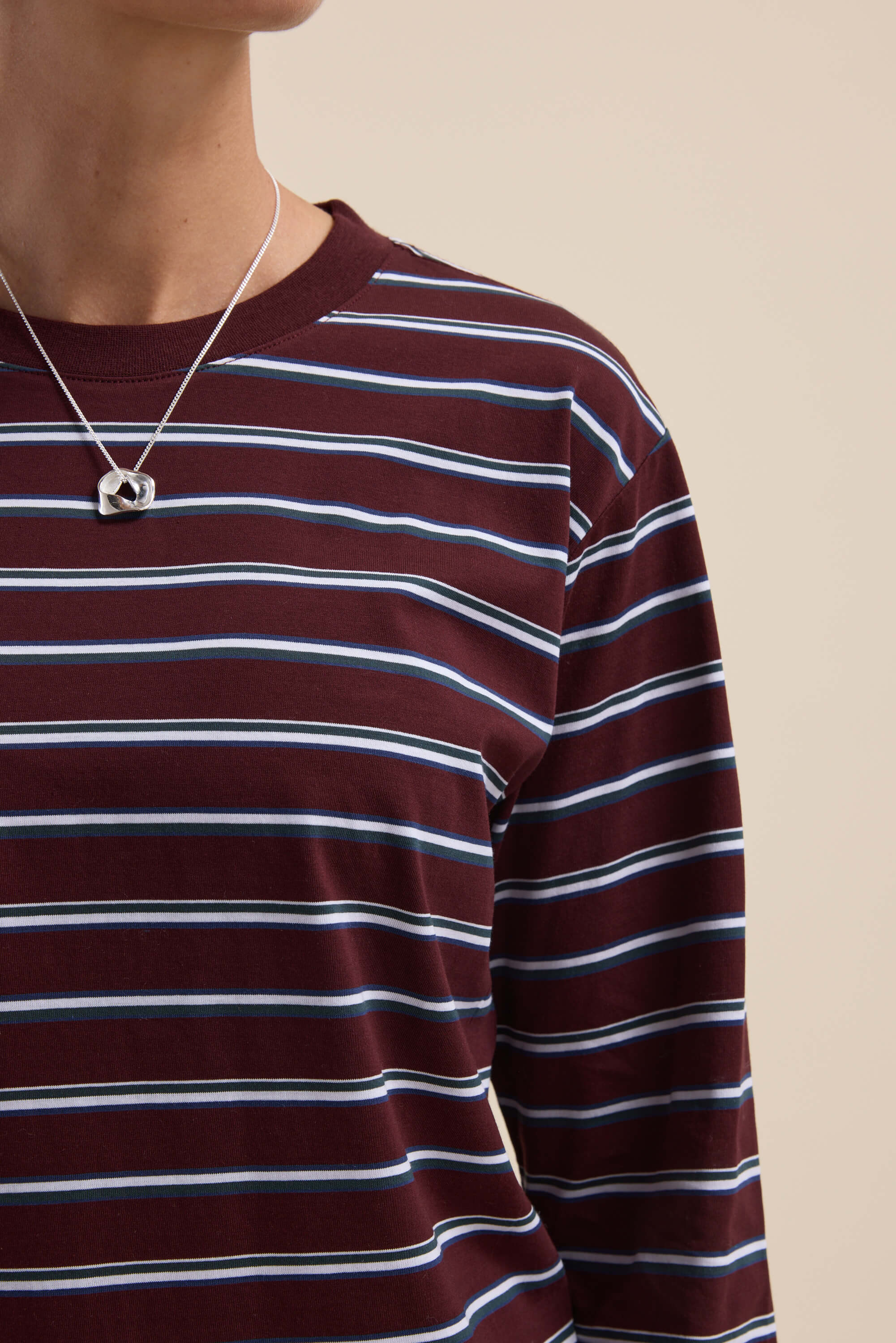 Carmen Long Sleeve Stripe Tee - Image 5