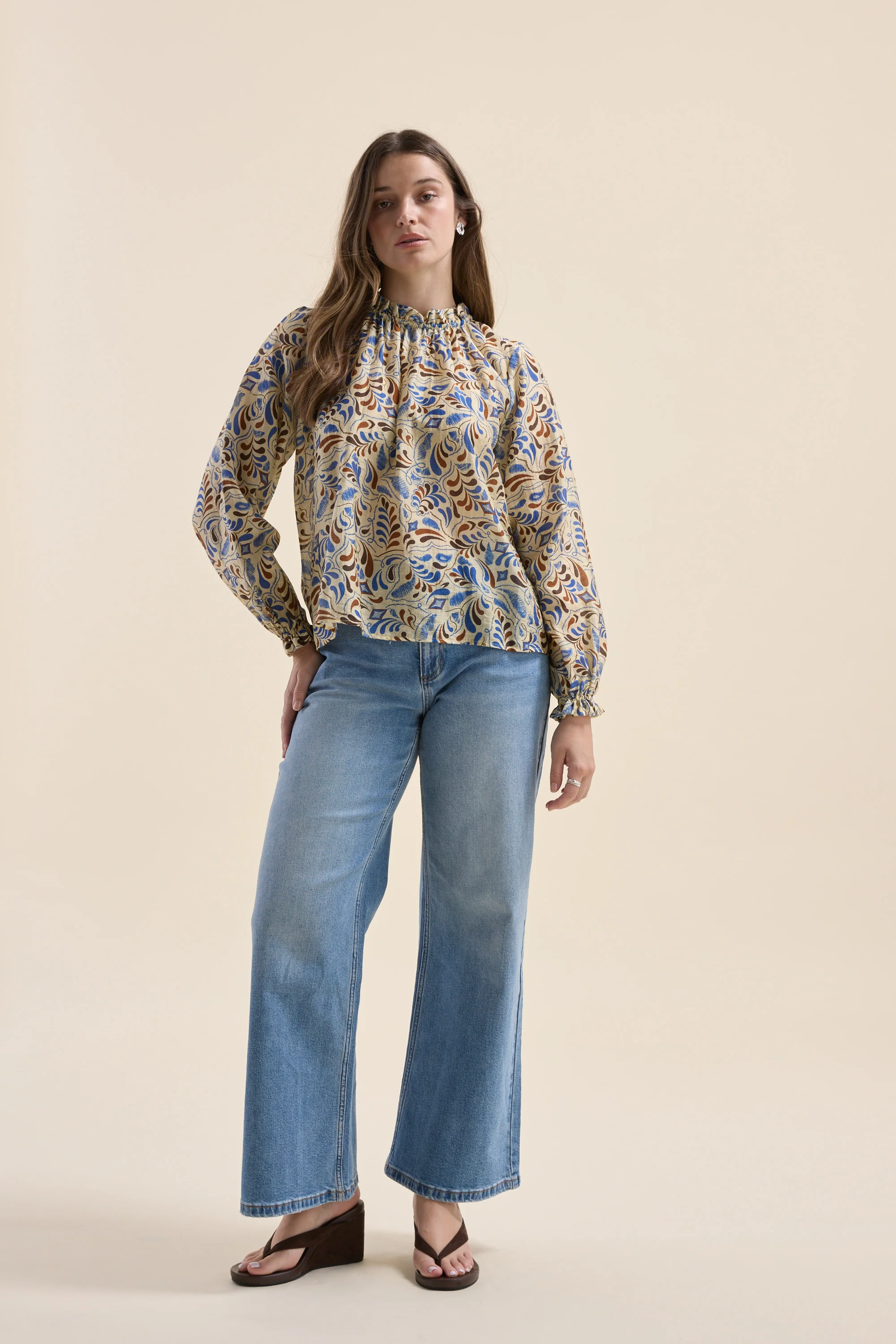 Danica Frill Detail Blouse - Image 4