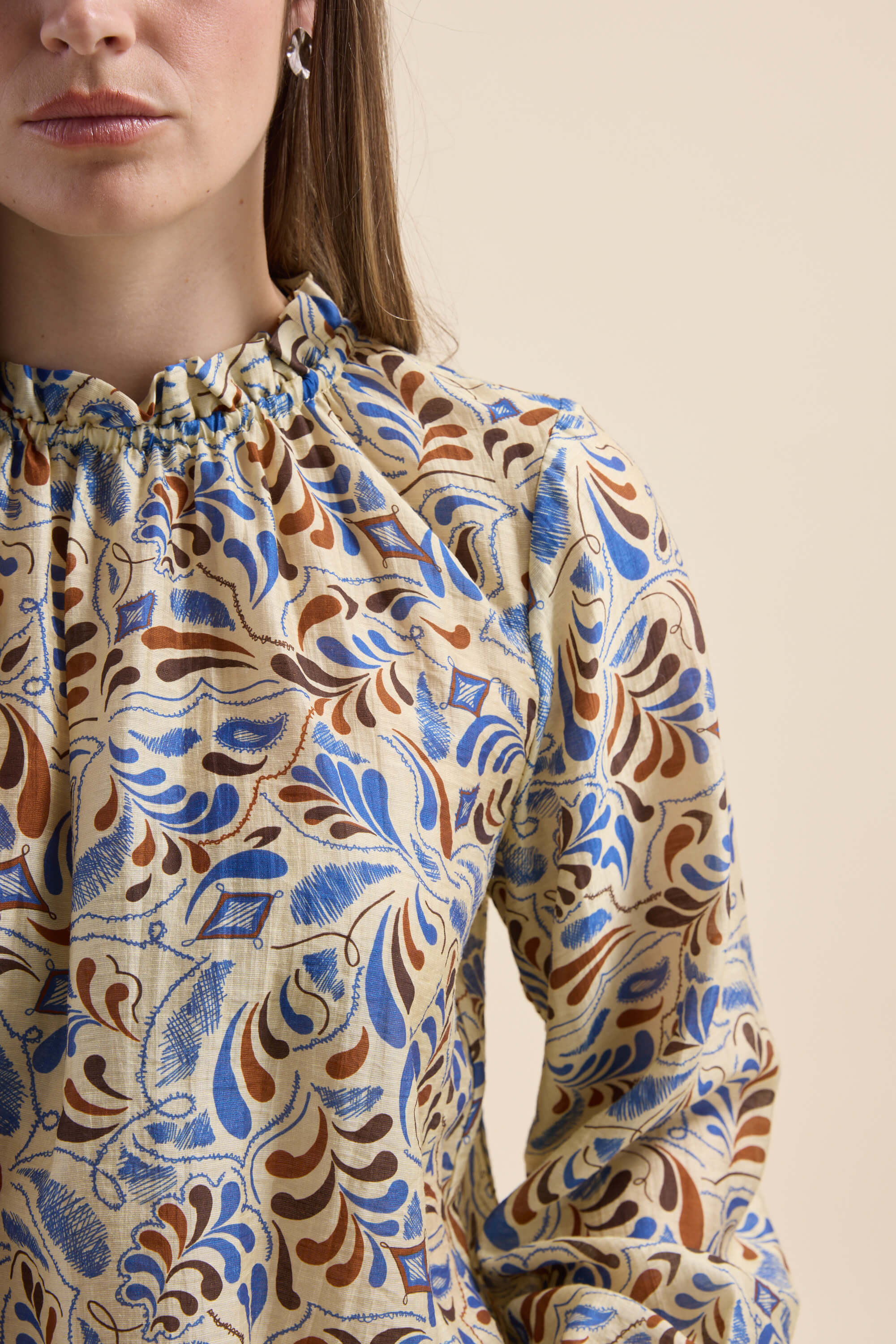 Danica Frill Detail Blouse - Image 5