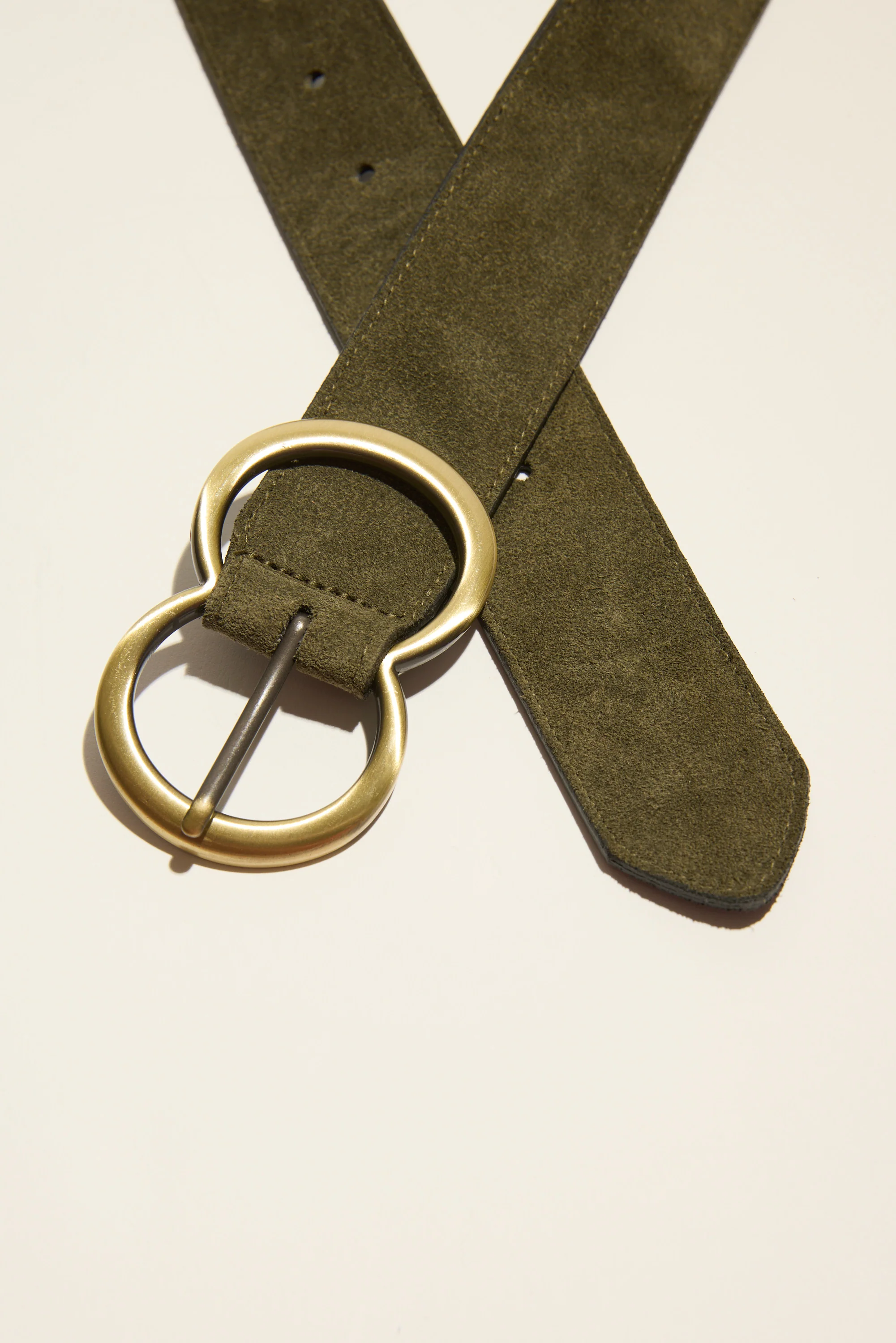 Dida Suede Double Oval Belt - Image 2