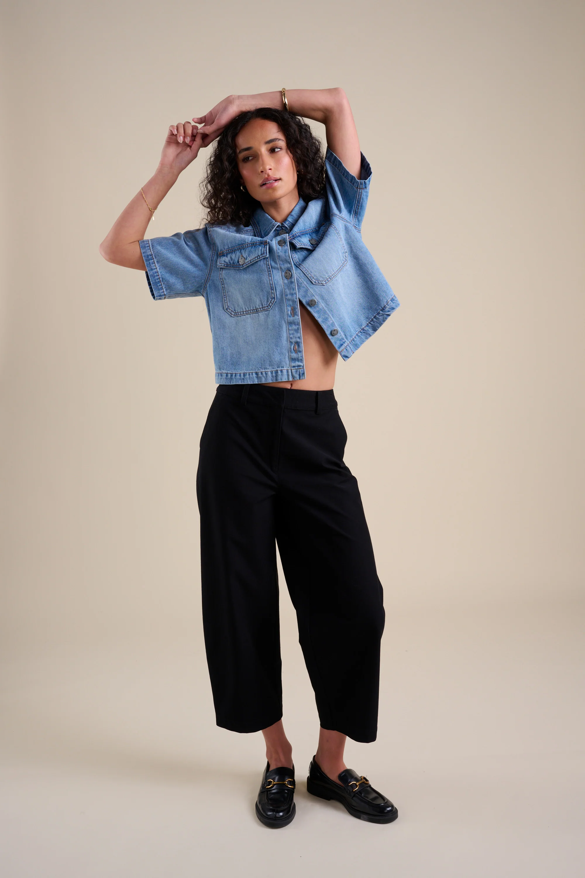Eden Barrel Leg Pants - Image 3