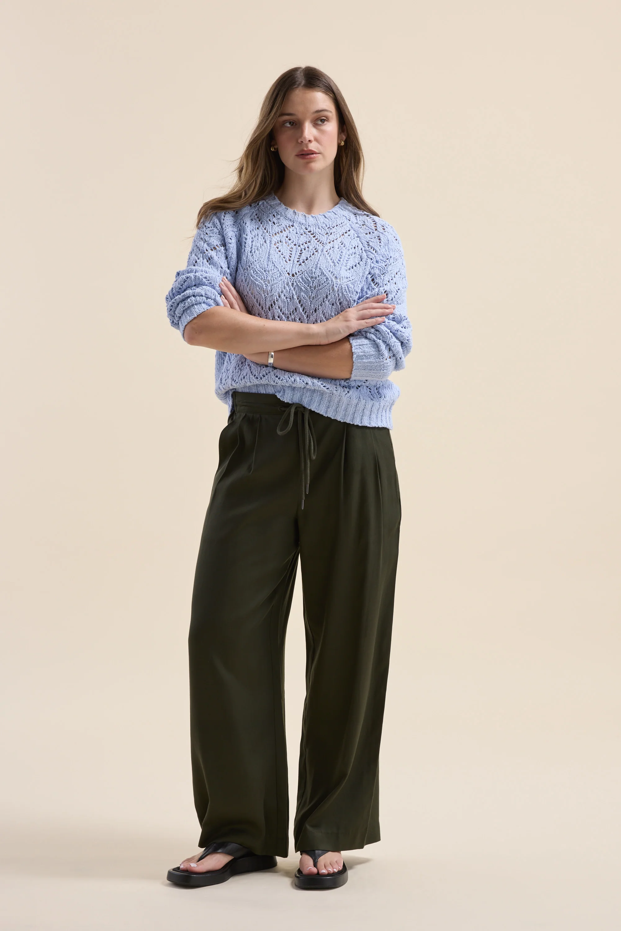 Elaina Knit Detail Sweater - Image 4
