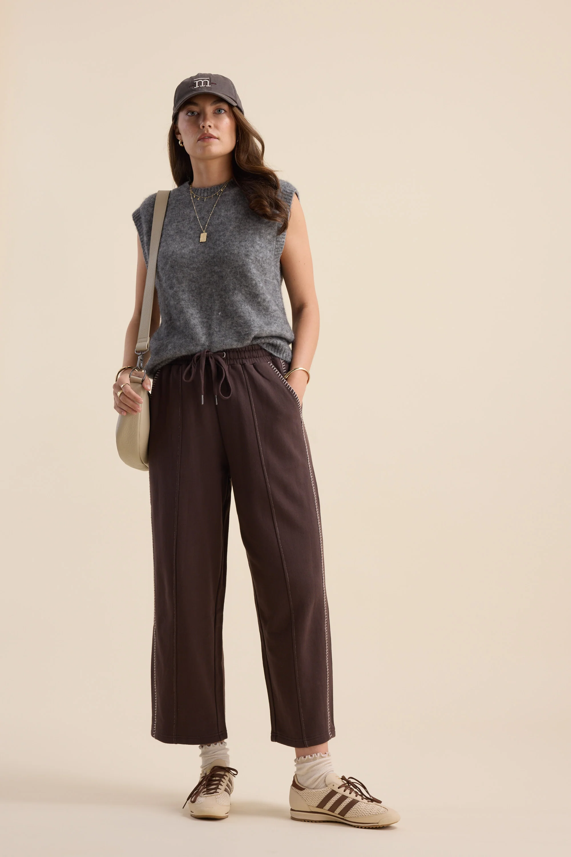Elementary Blanket Stitch Barrel Trackpants - Image 4