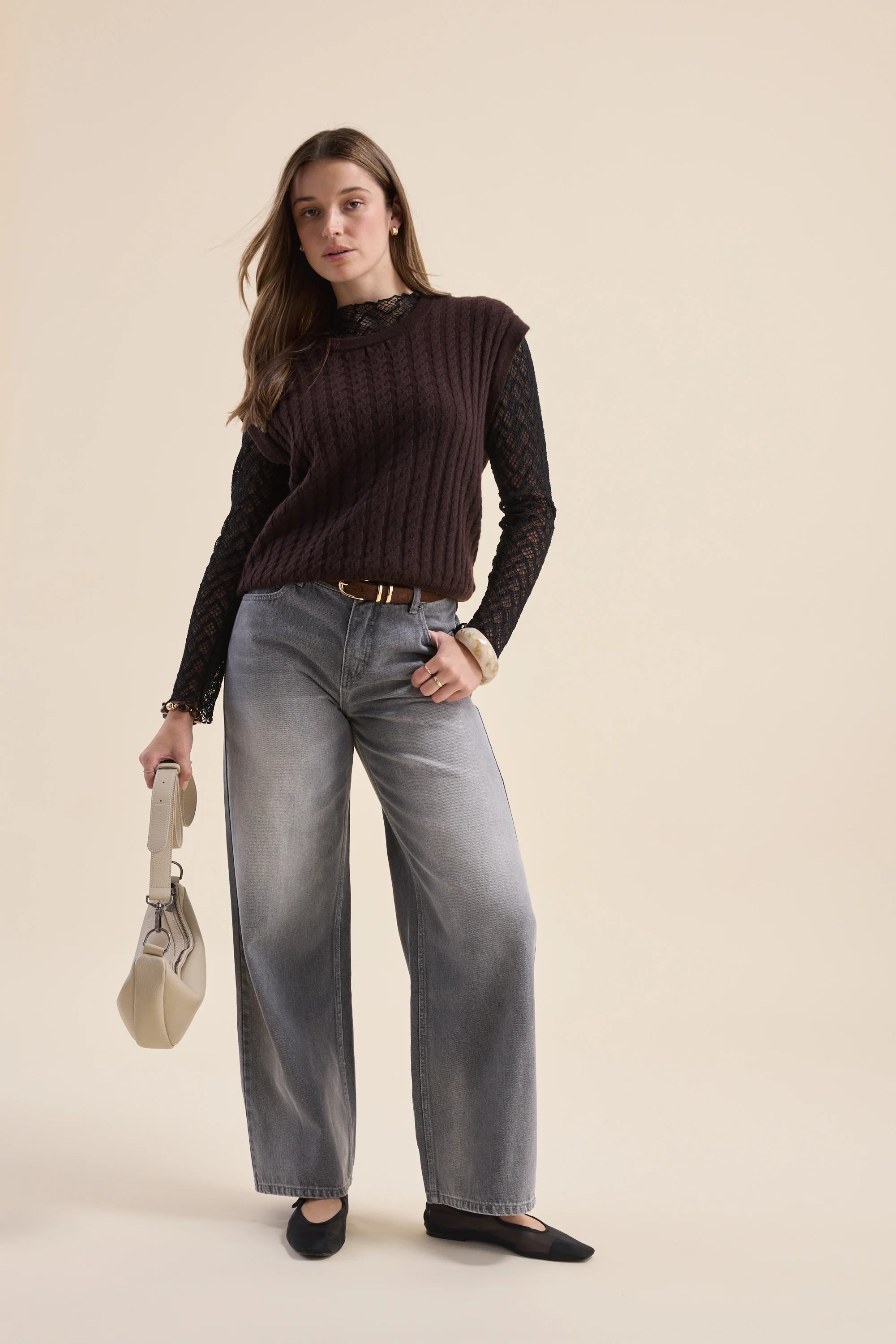 Elementary Cashmere Blend Vest - Image 2