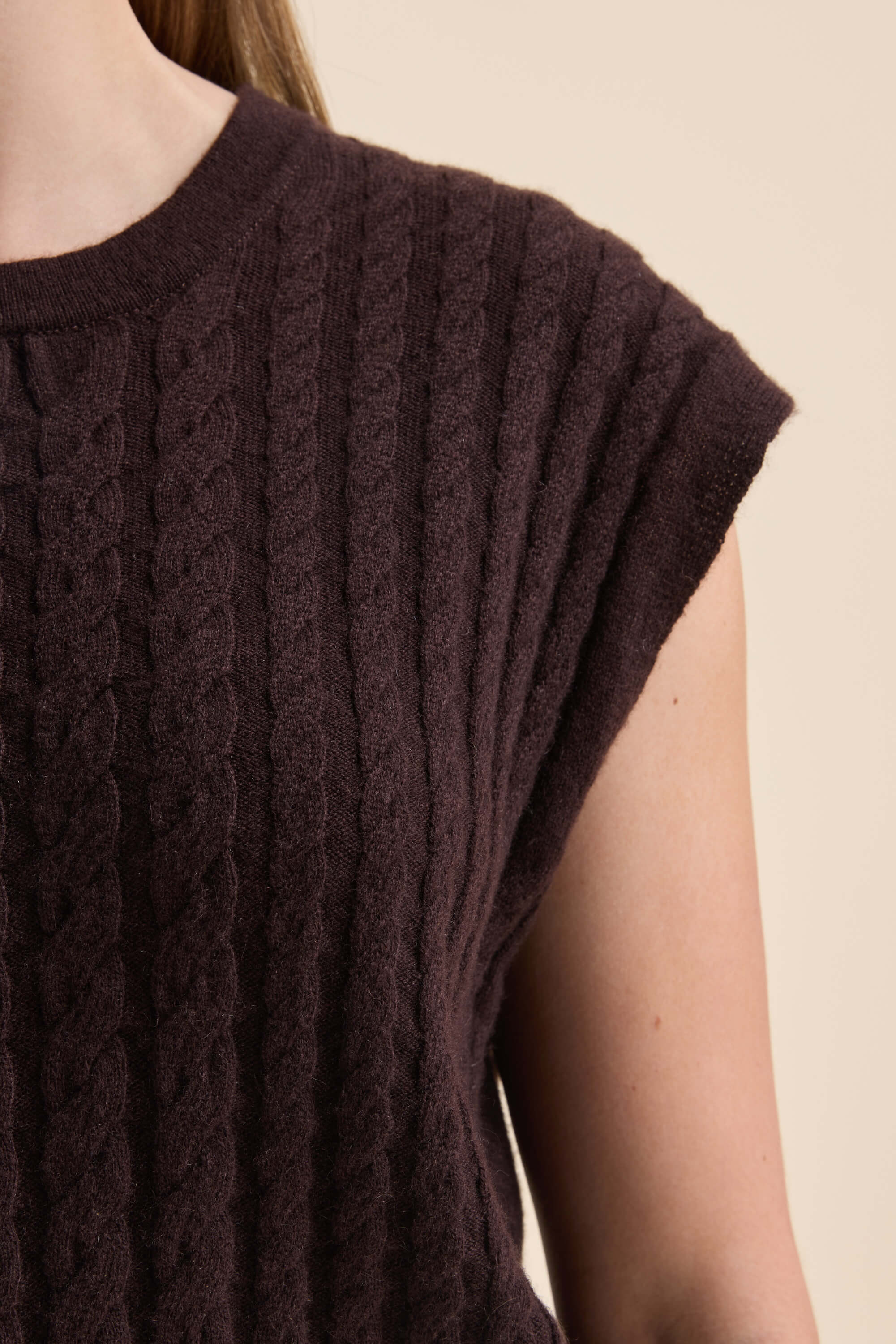 Elementary Cashmere Blend Vest - Image 5