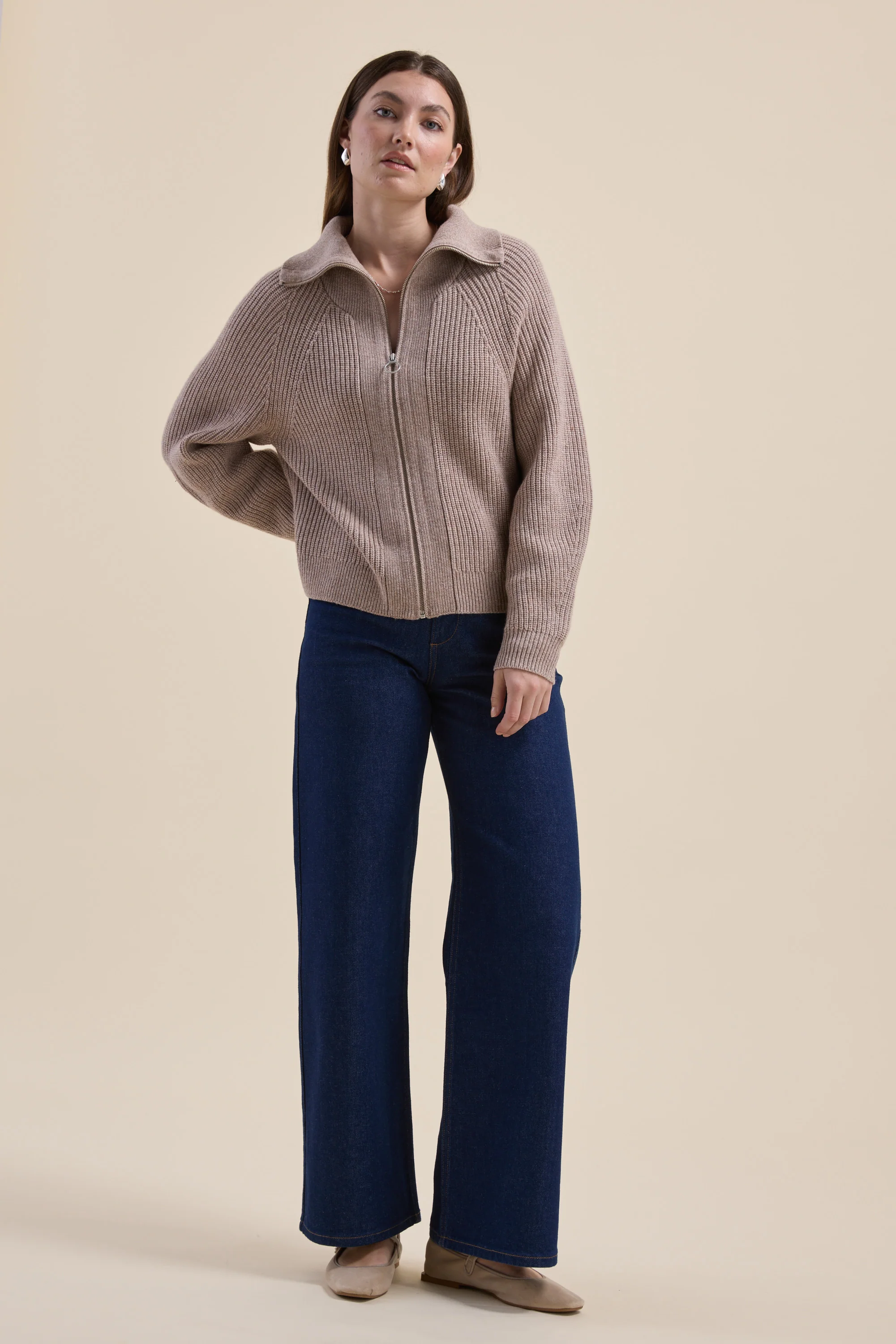Elementary Collar Detail Cardigan - Image 6