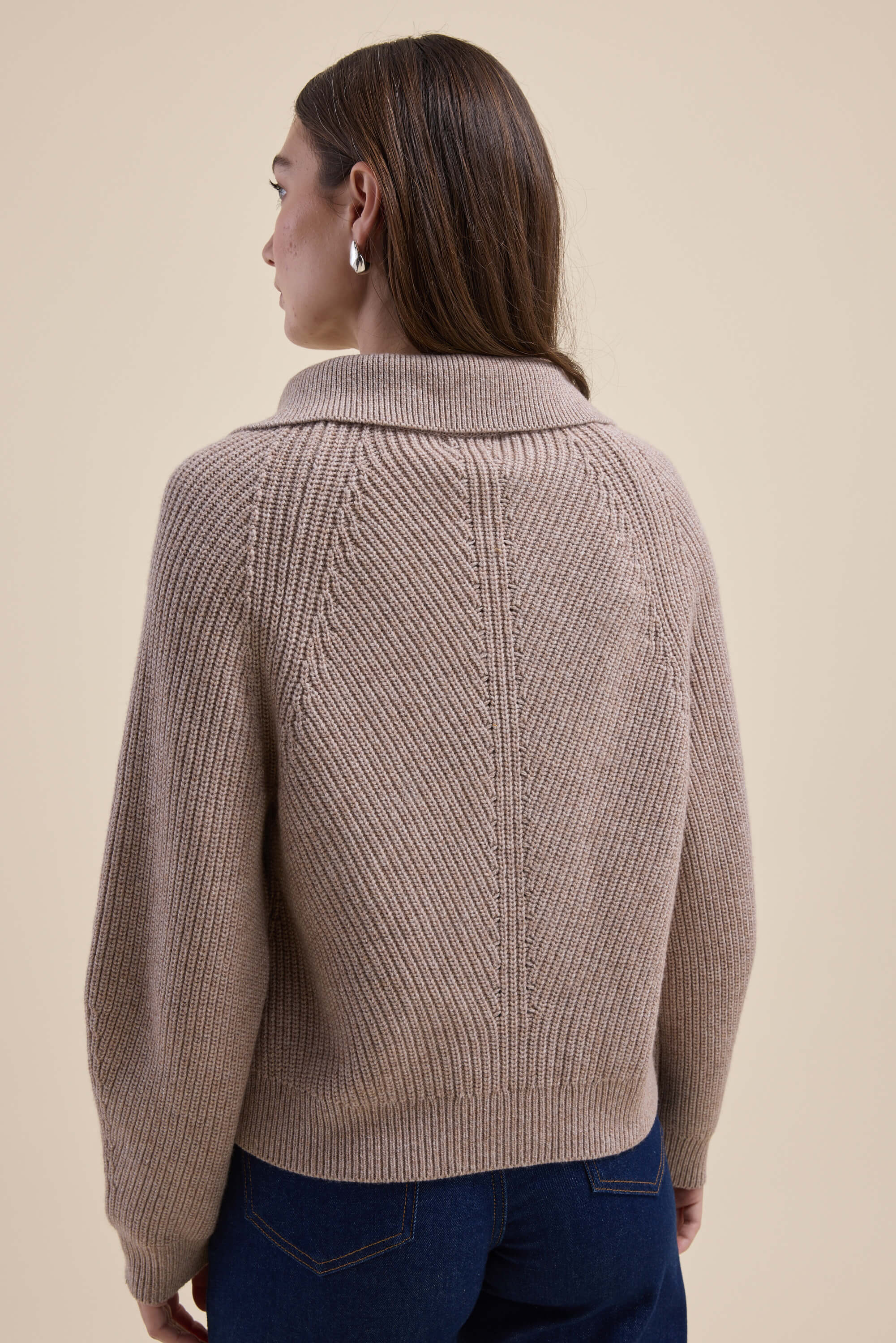 Elementary Collar Detail Cardigan - Image 8