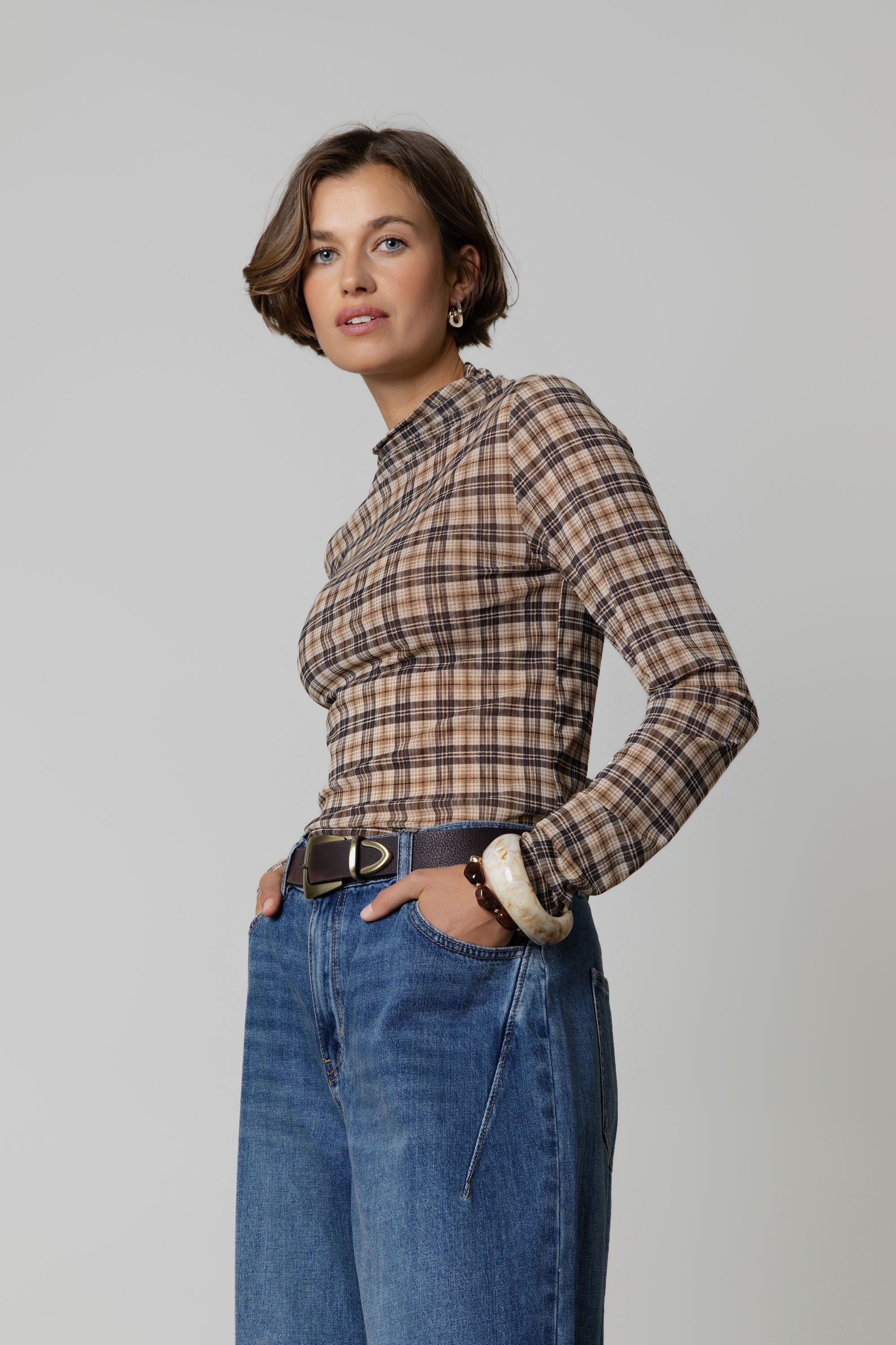 Elementary High Neck Top
