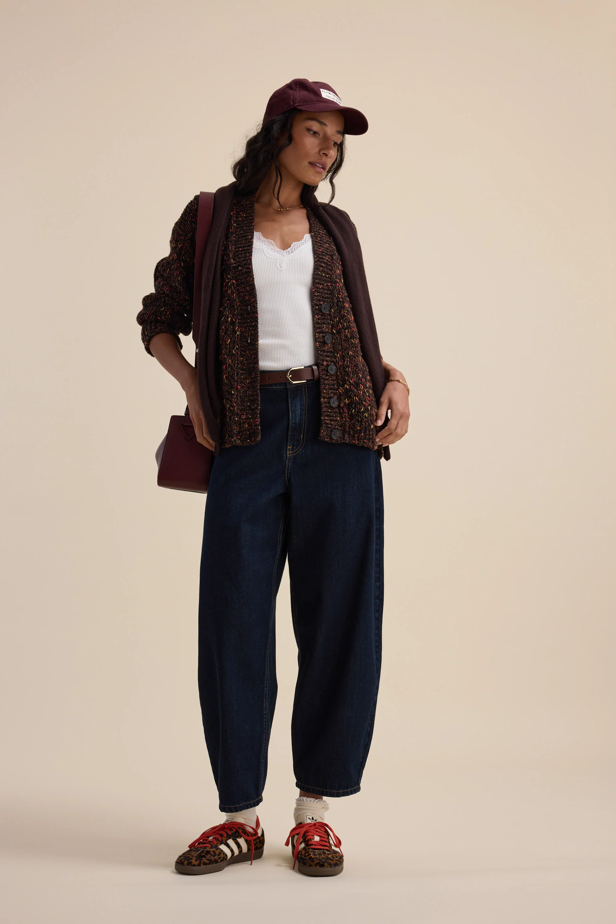 Elementary Oversized Merino Blend Cardigan - Image 5