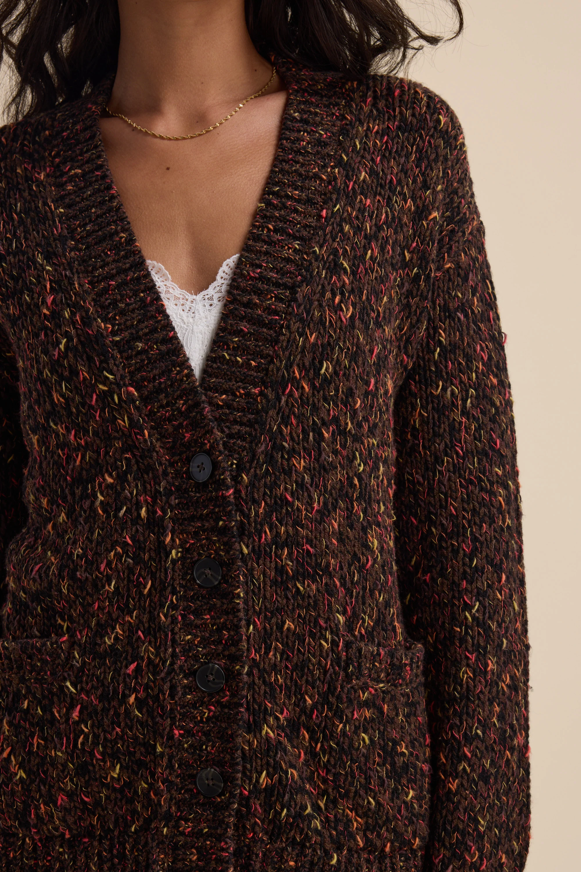 Elementary Oversized Merino Blend Cardigan - Image 7
