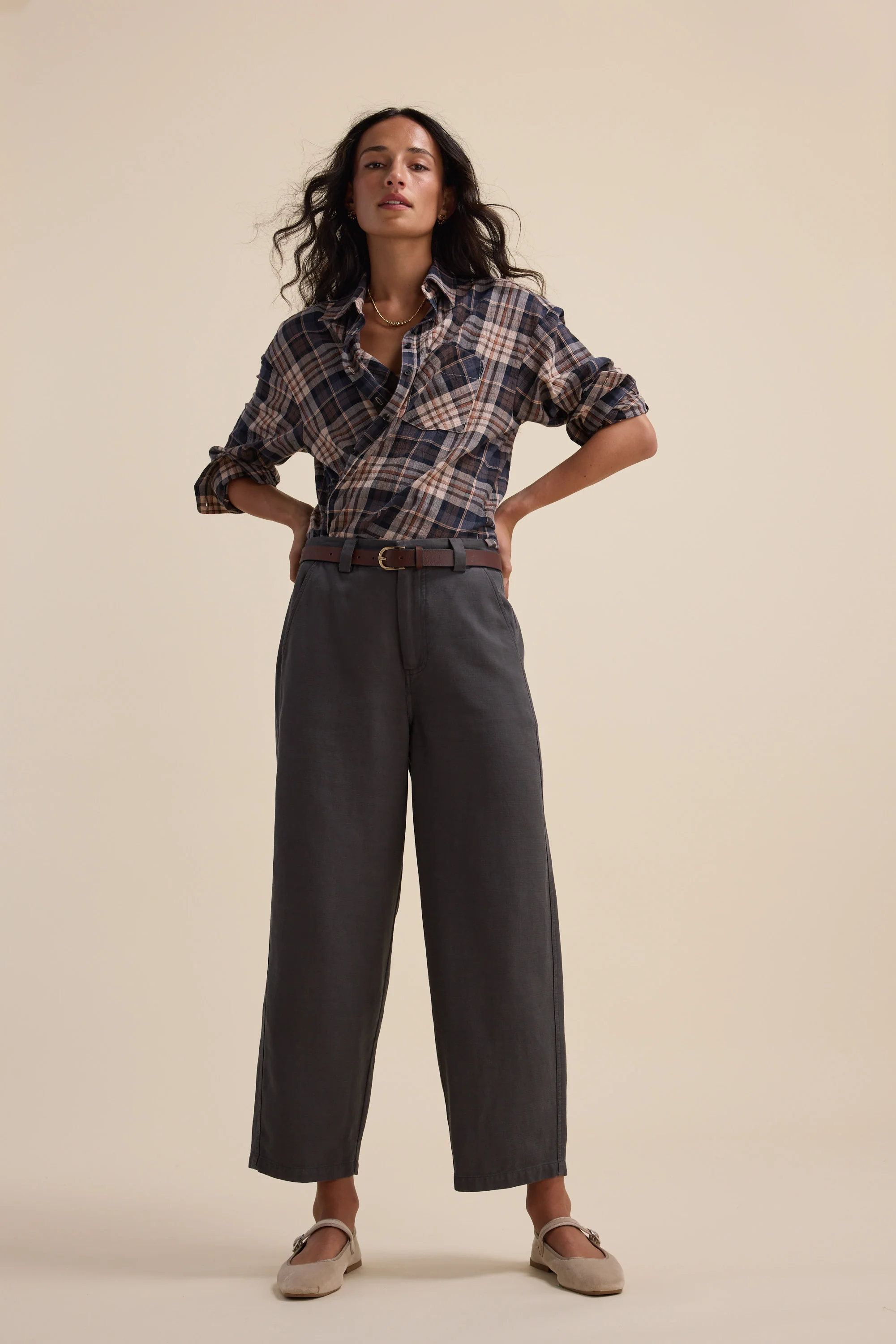 Elementary Panelled Barrel Pants - Image 4