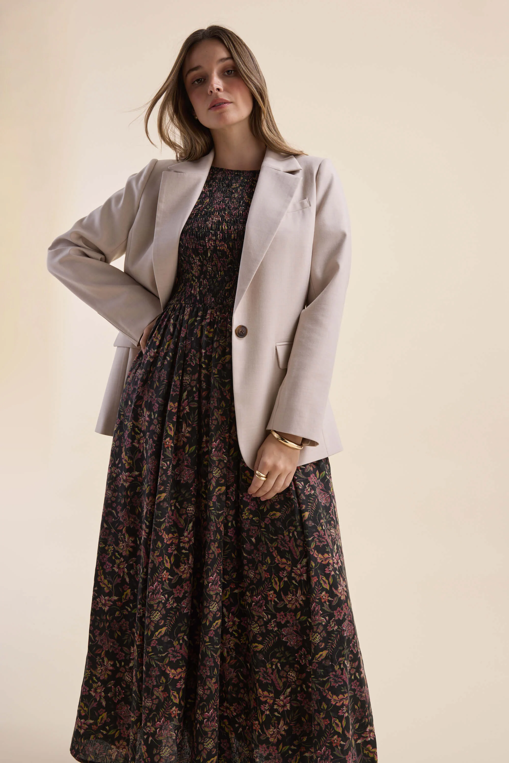 Elementary Shirred Bodice Dress - Image 5