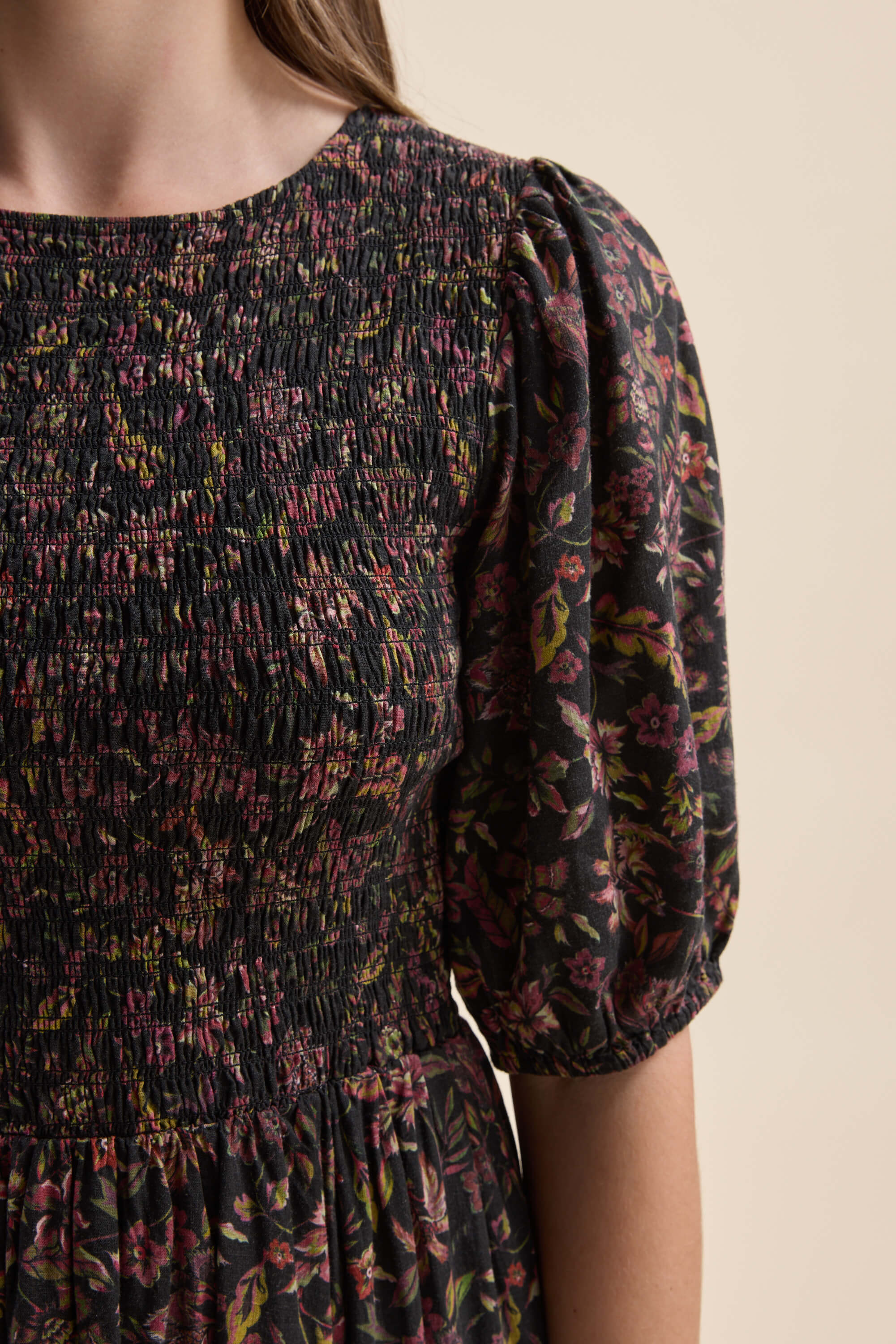 Elementary Shirred Bodice Dress - Image 7