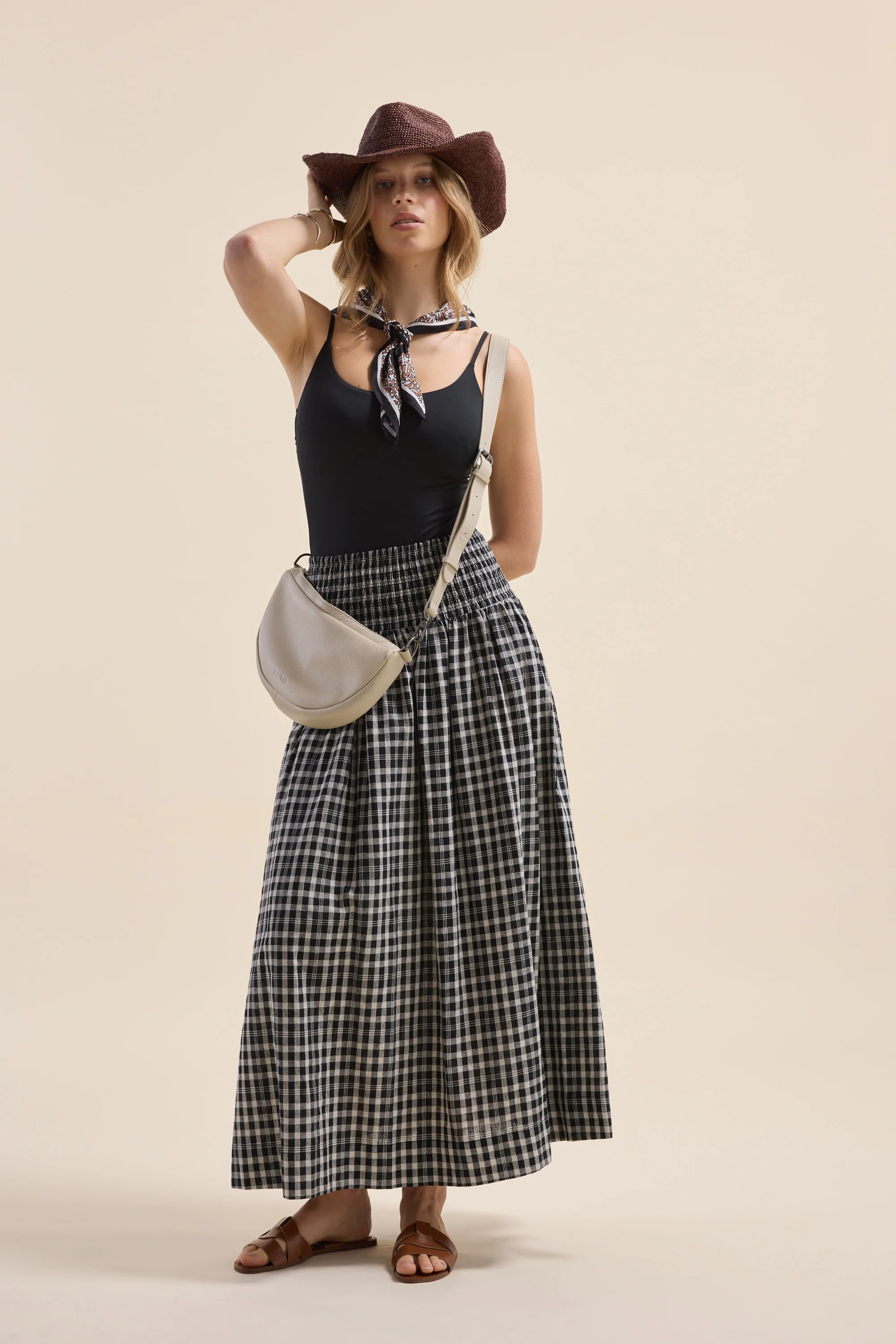 Elementary Shirred Drop Waist Skirt - Image 6