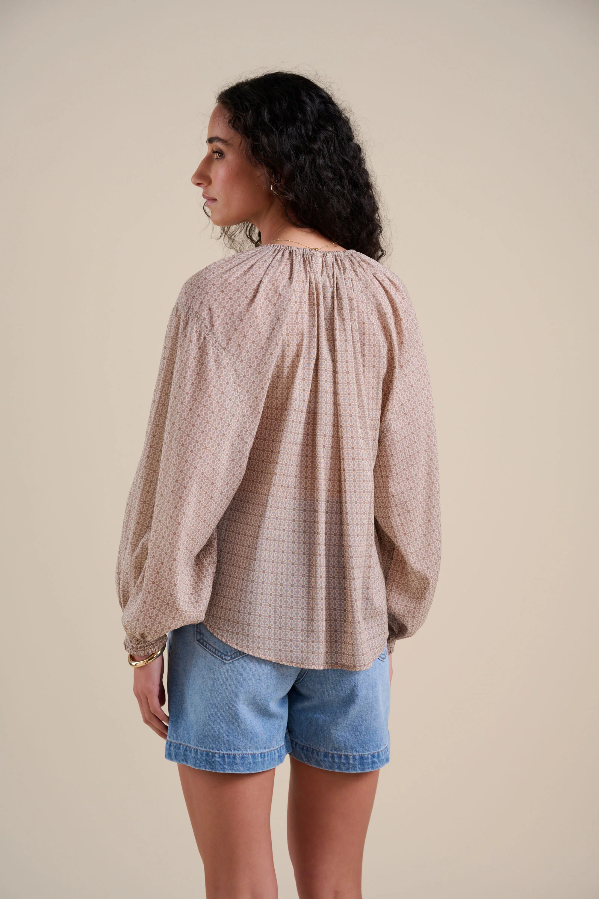 Elementary Tie Neck Blouse - Image 6