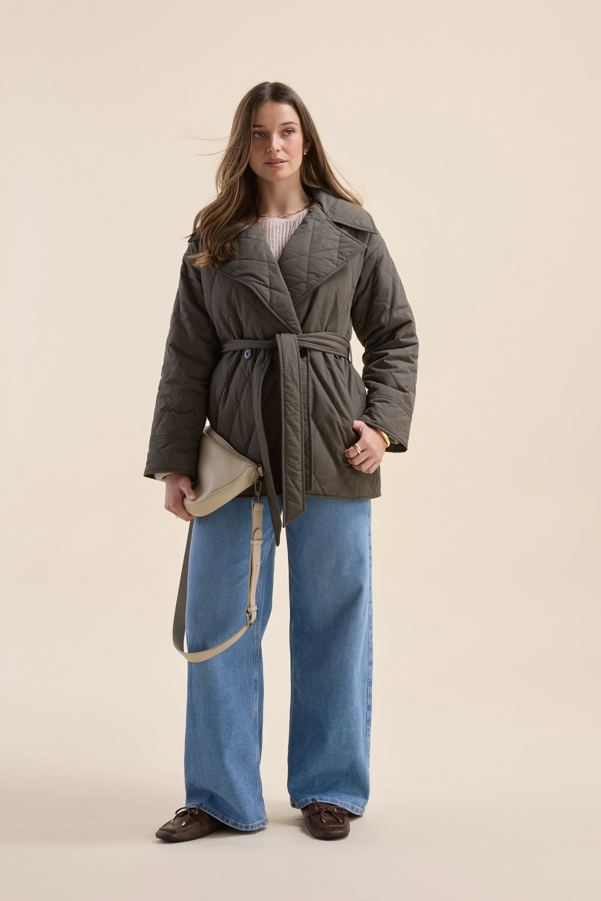 Elementary Tie Waist Puffer Jacket - Image 6