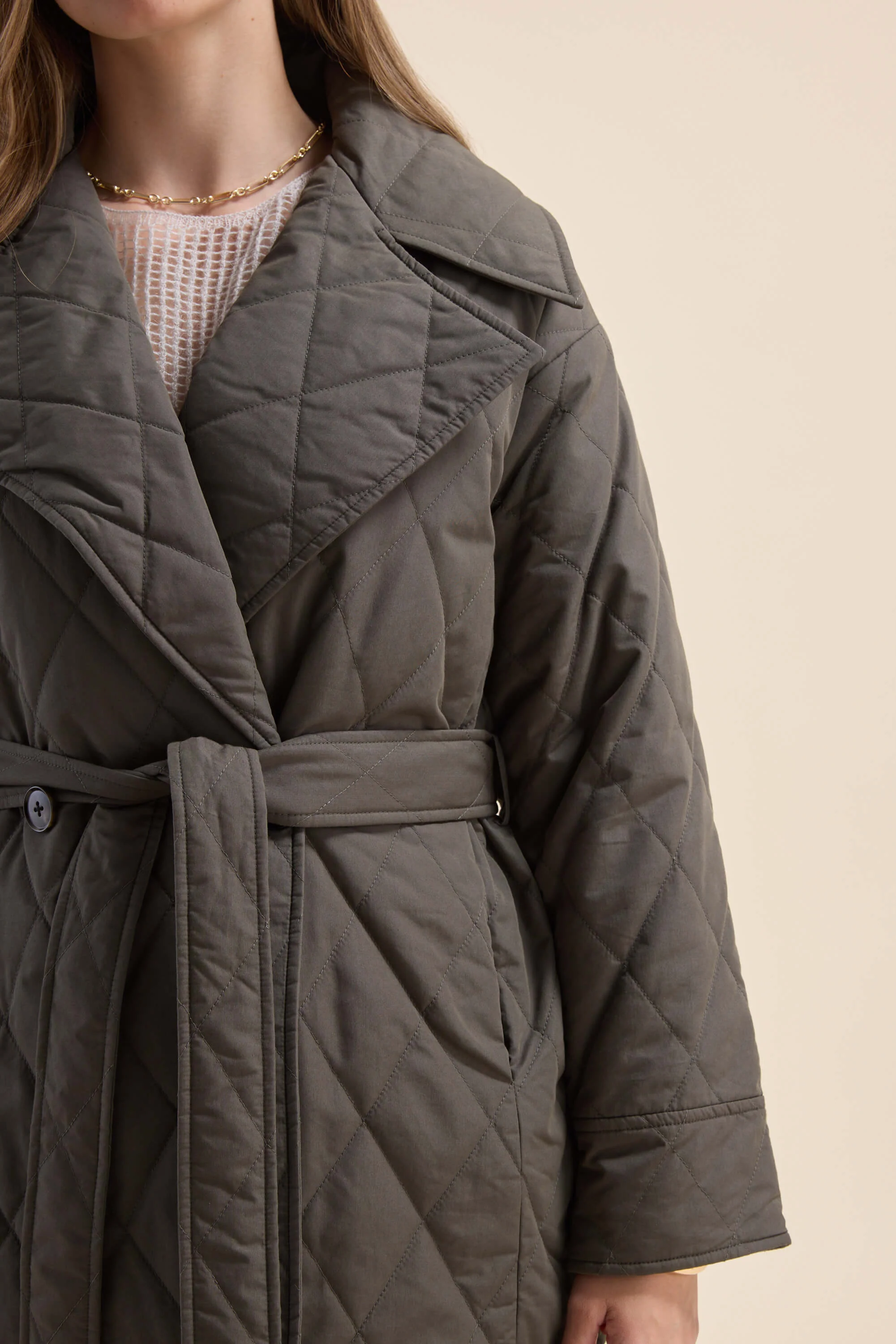Elementary Tie Waist Puffer Jacket - Image 7
