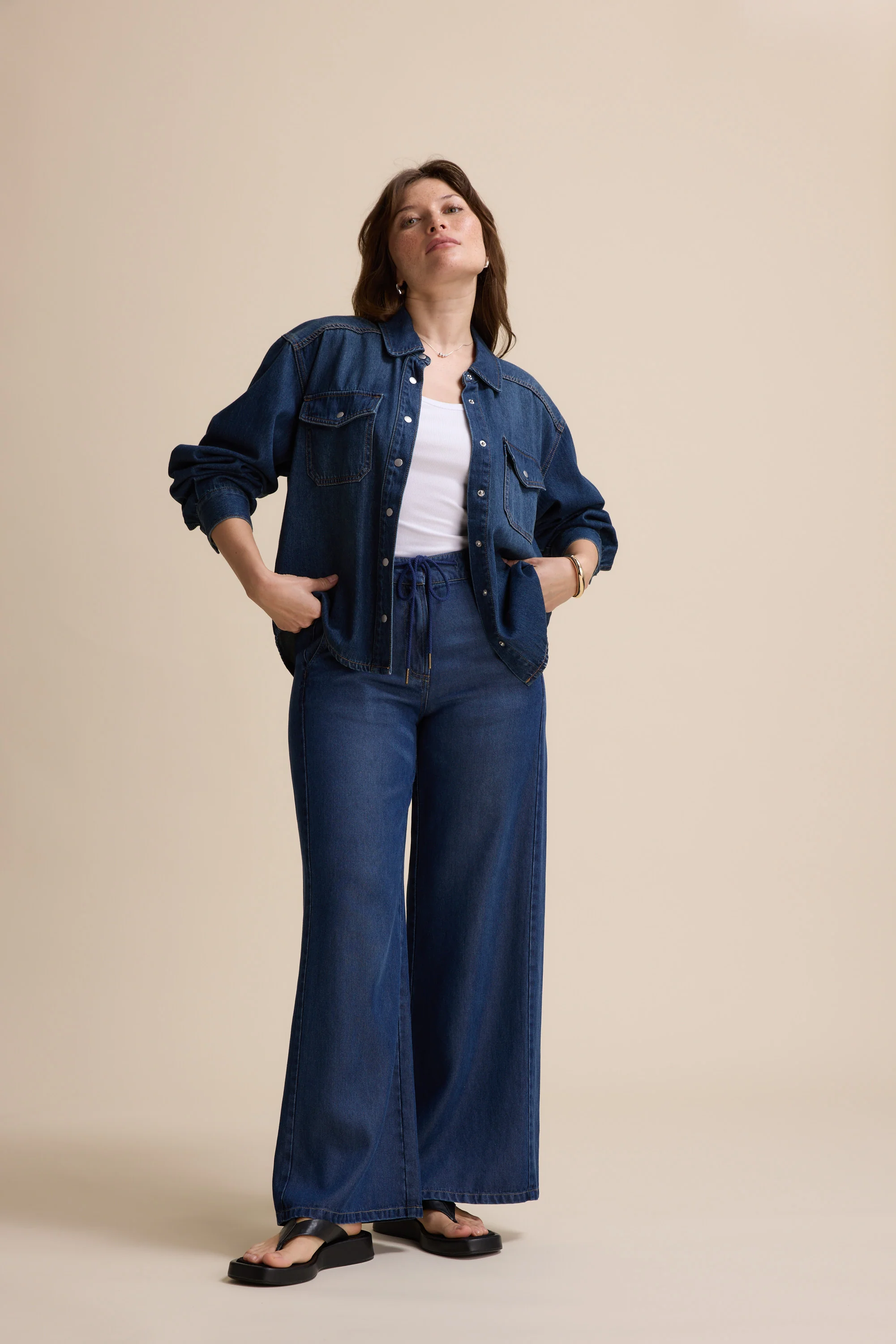 Elementary Wide Leg Jeans - Image 2