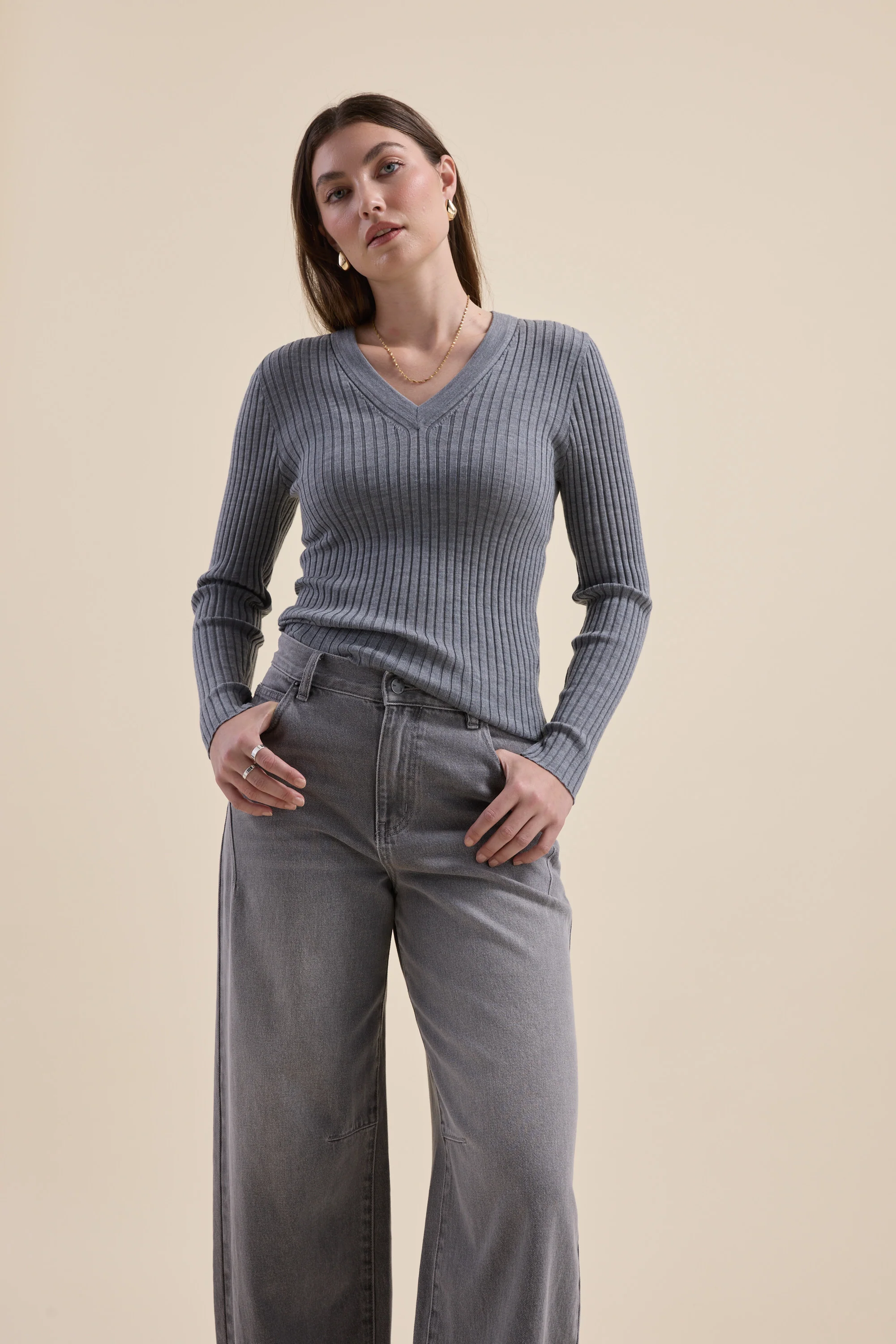Elementary ZQ Merino V Neck Top