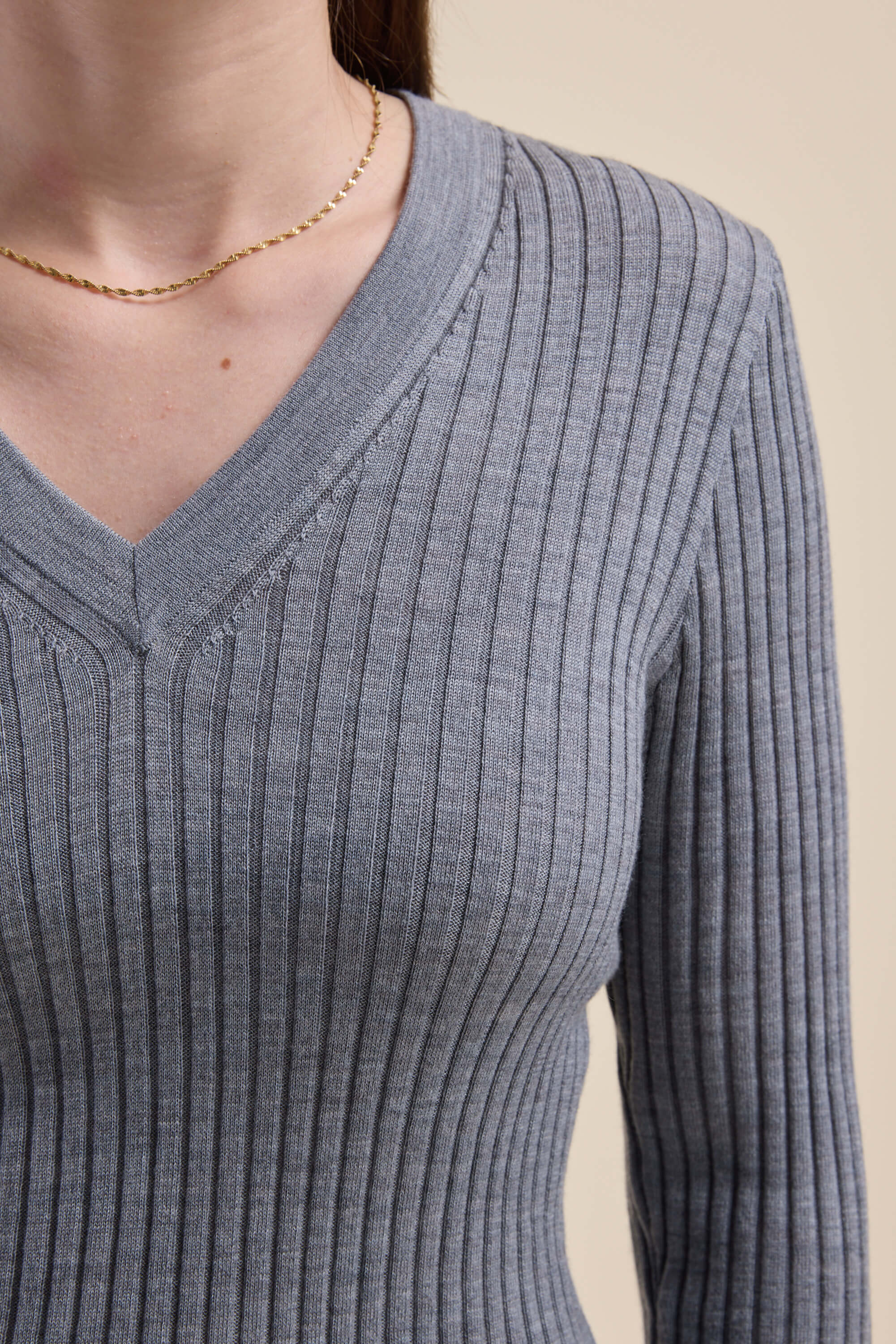 Elementary ZQ Merino V Neck Top - Image 3