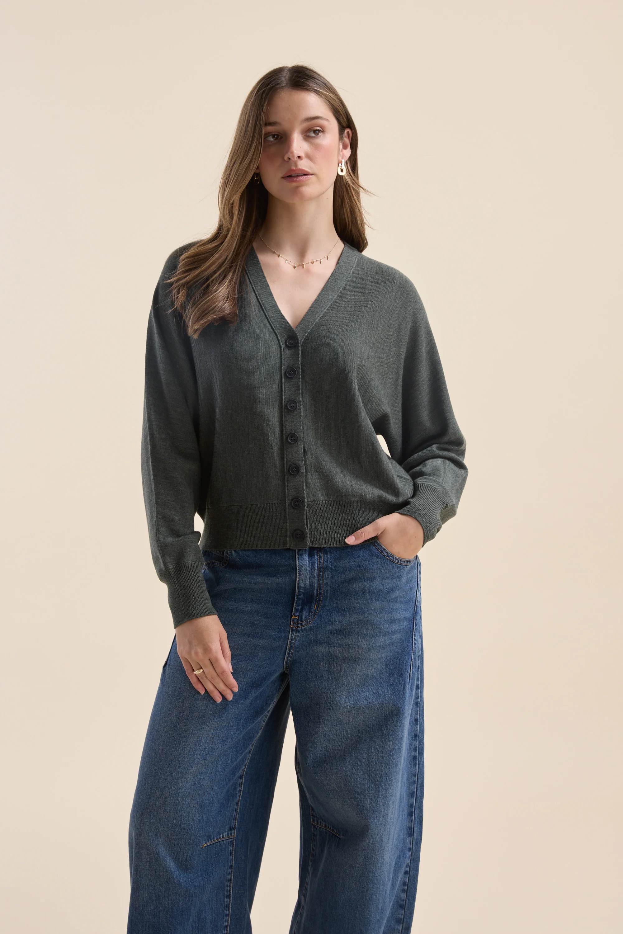 Emmy ZQ Merino Cardigan - Image 2