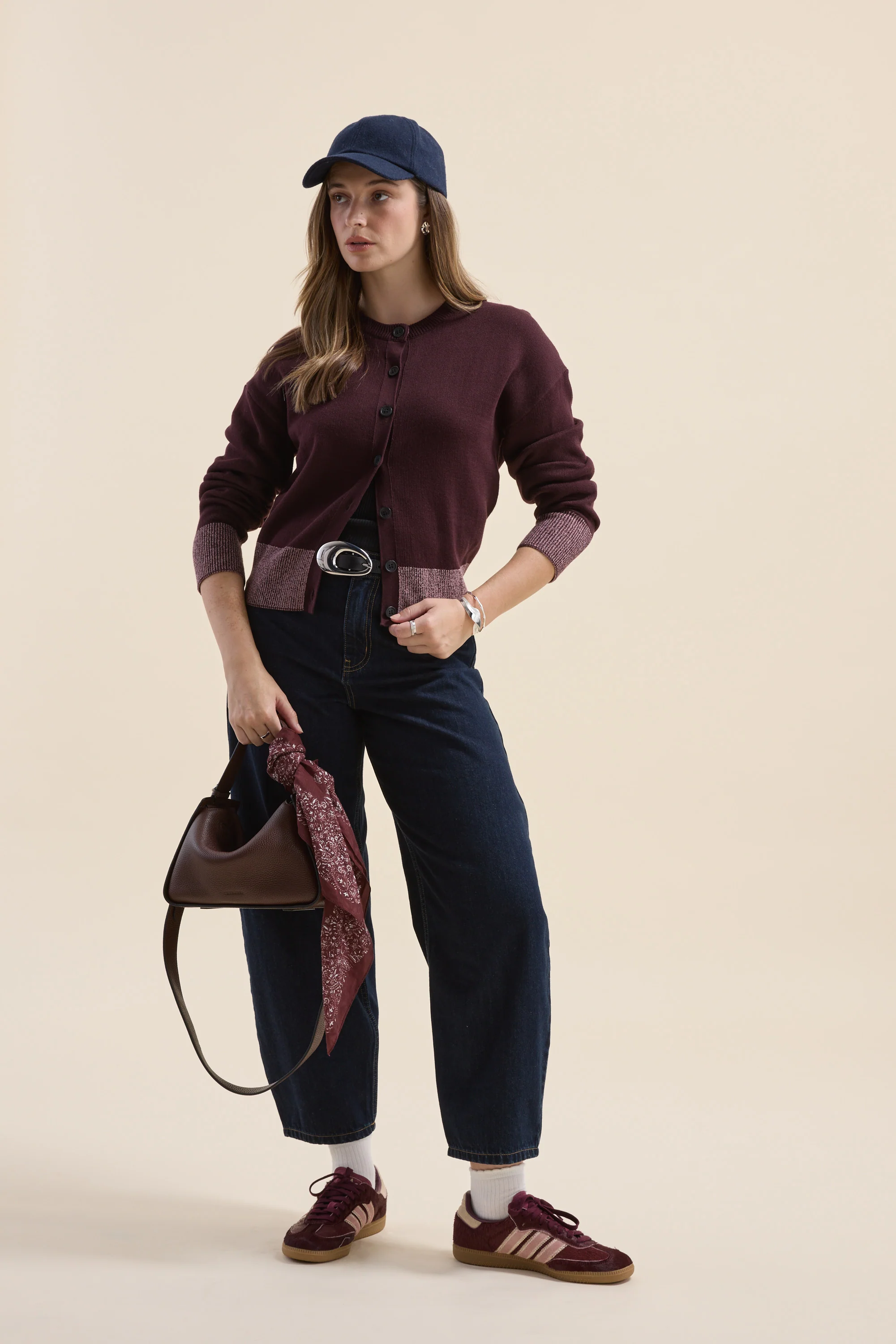 Farrah Crew Neck Cardi - Image 2