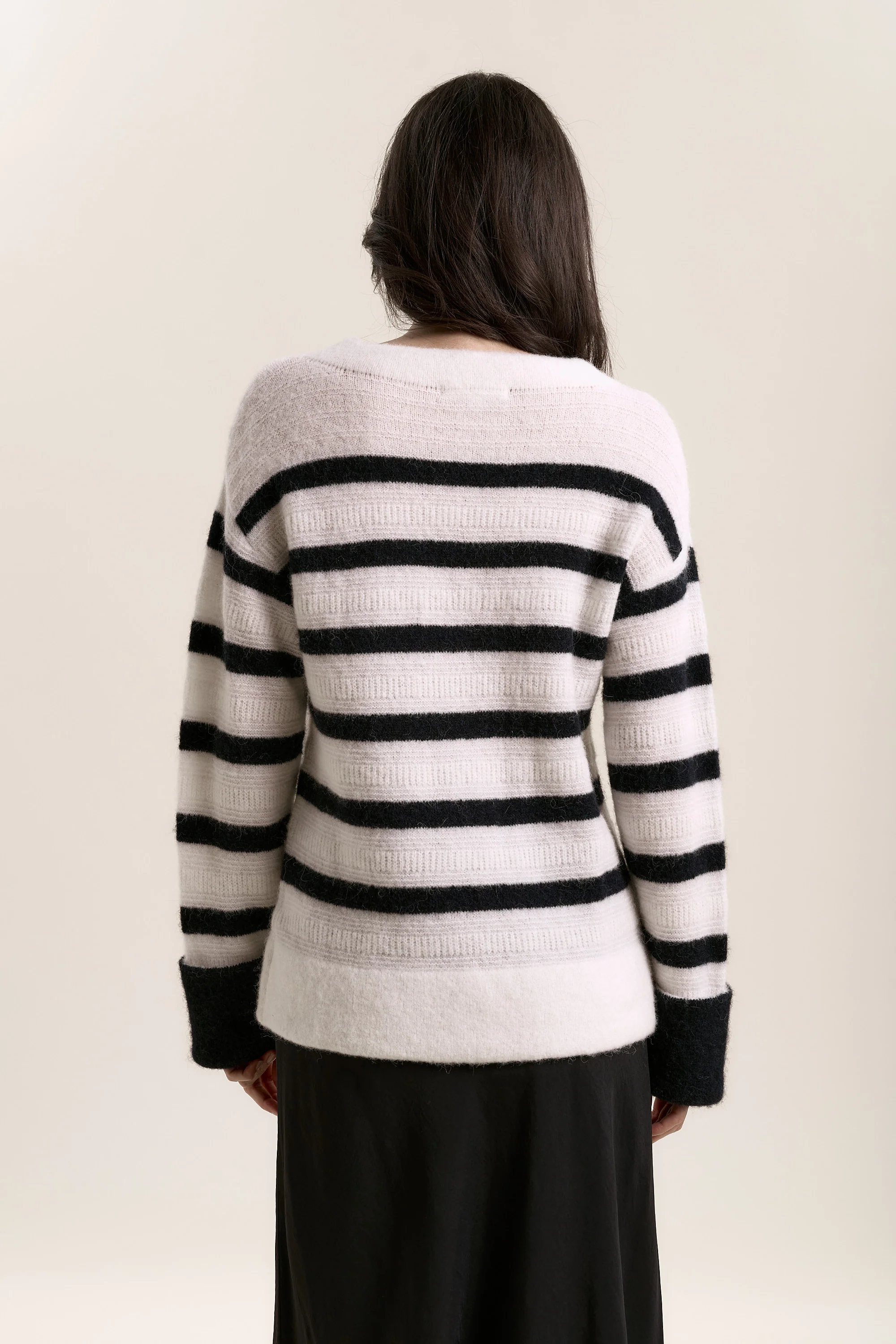 Gabby Luxe Whisper Striped Knit Sweater - Image 6