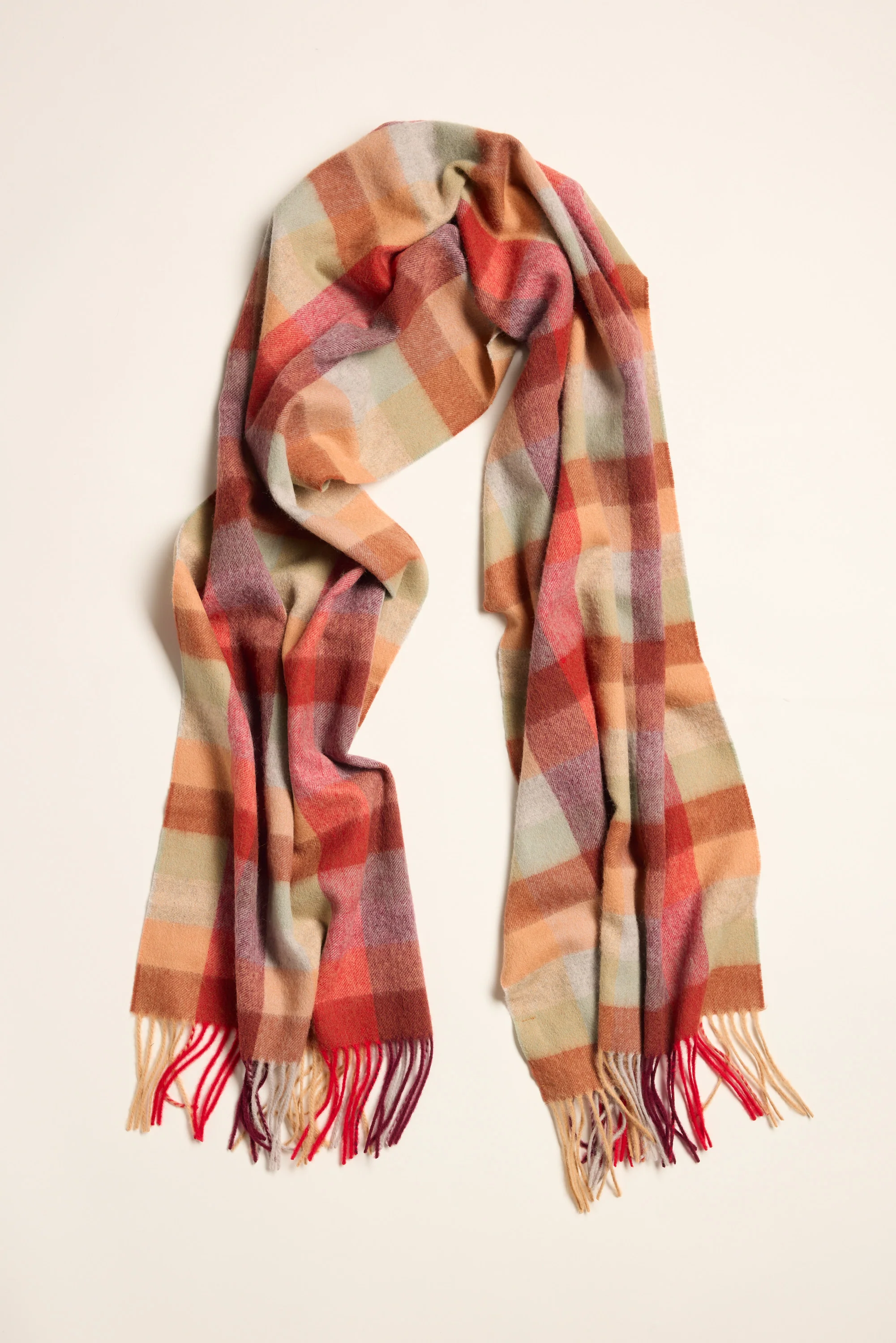 Georgia Large Check Scarf - Image 2