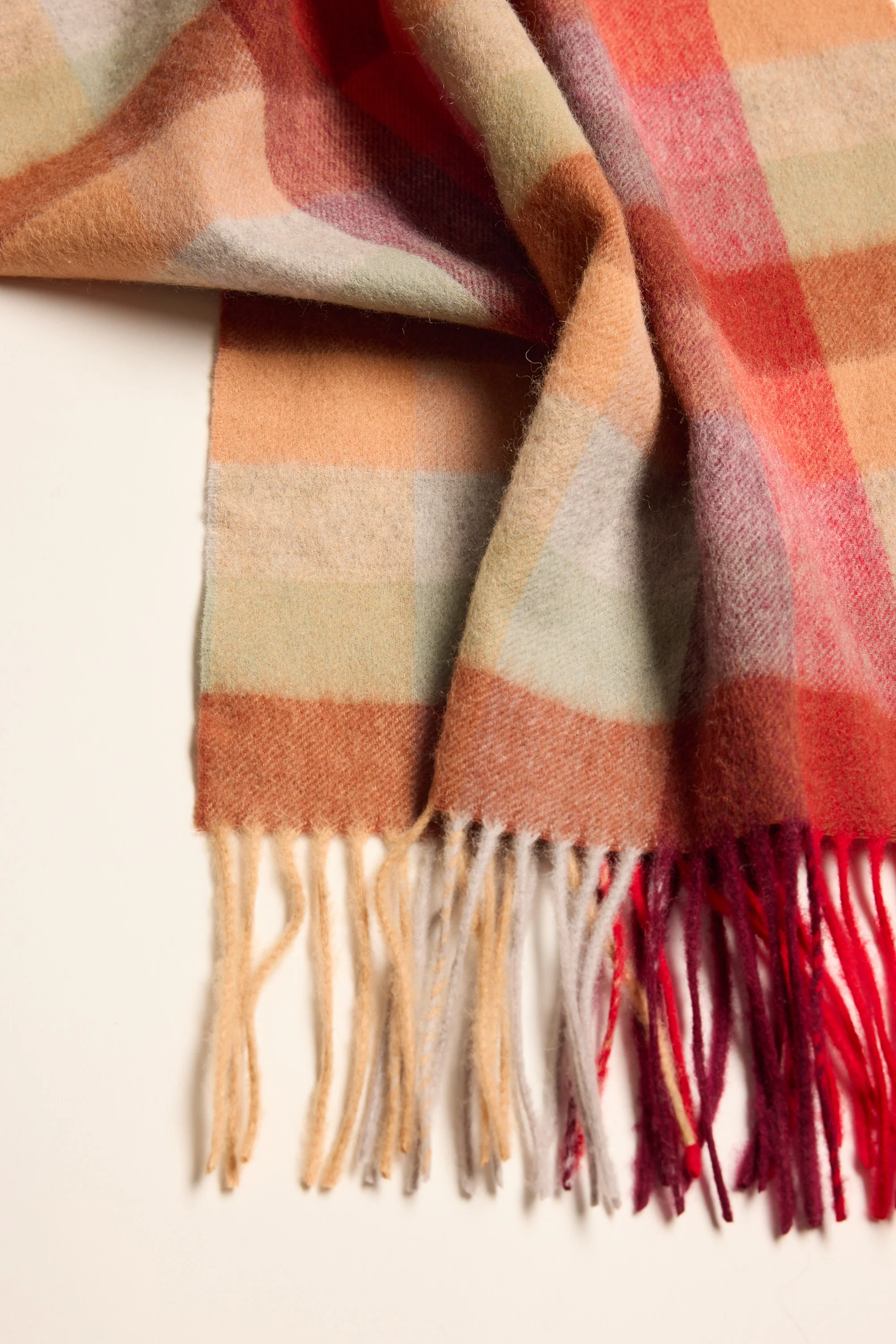 Georgia Large Check Scarf - Image 3