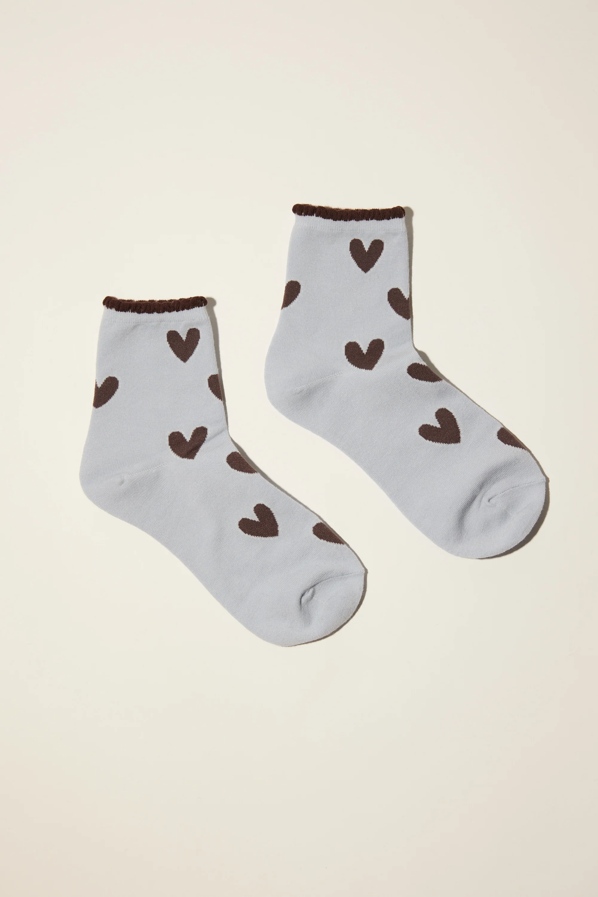 Grace Heart Crew Socks - Image 2