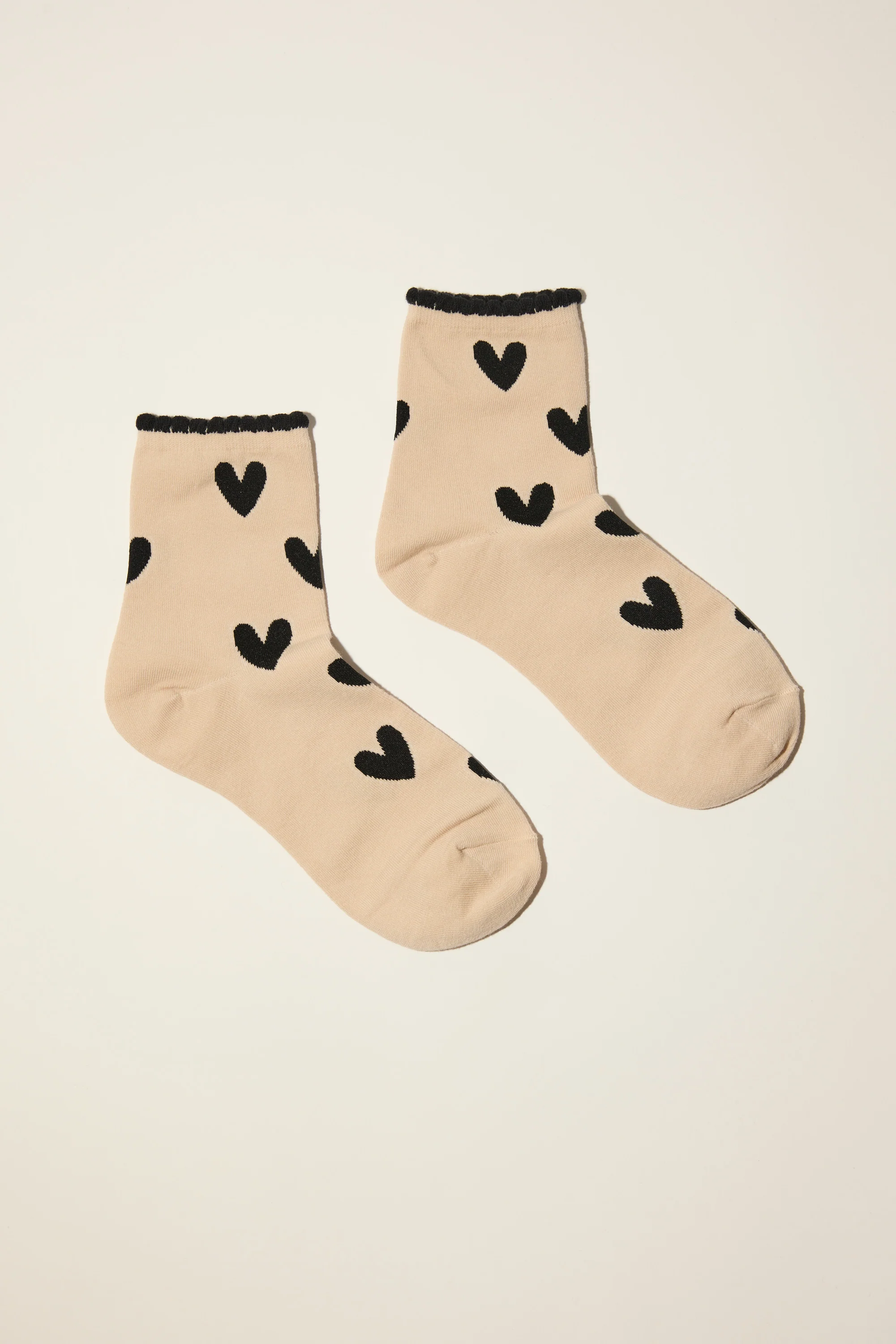 Grace Heart Crew Socks - Image 2
