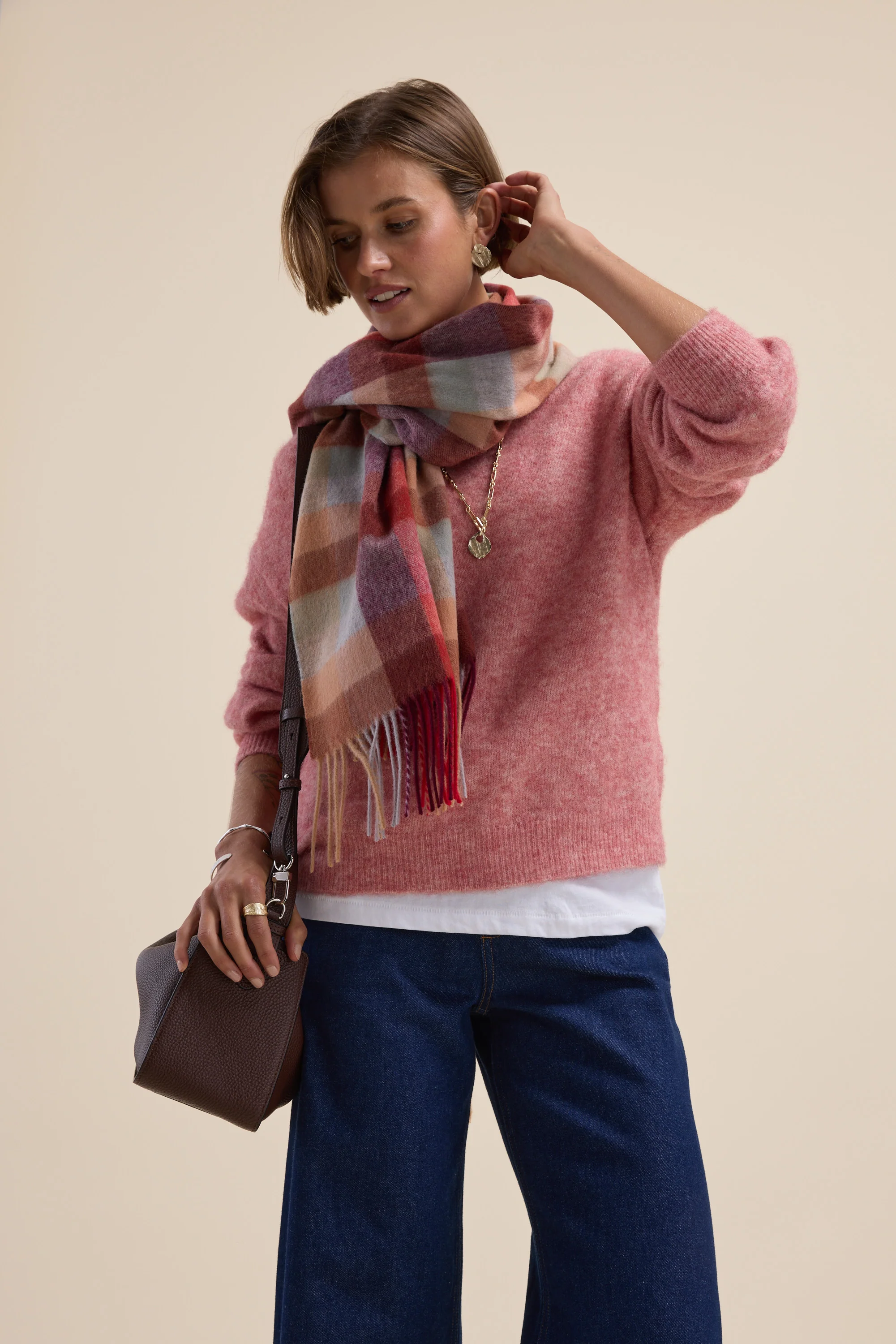 Hayley Luxe Whisper Crew Neck Sweater - Image 5